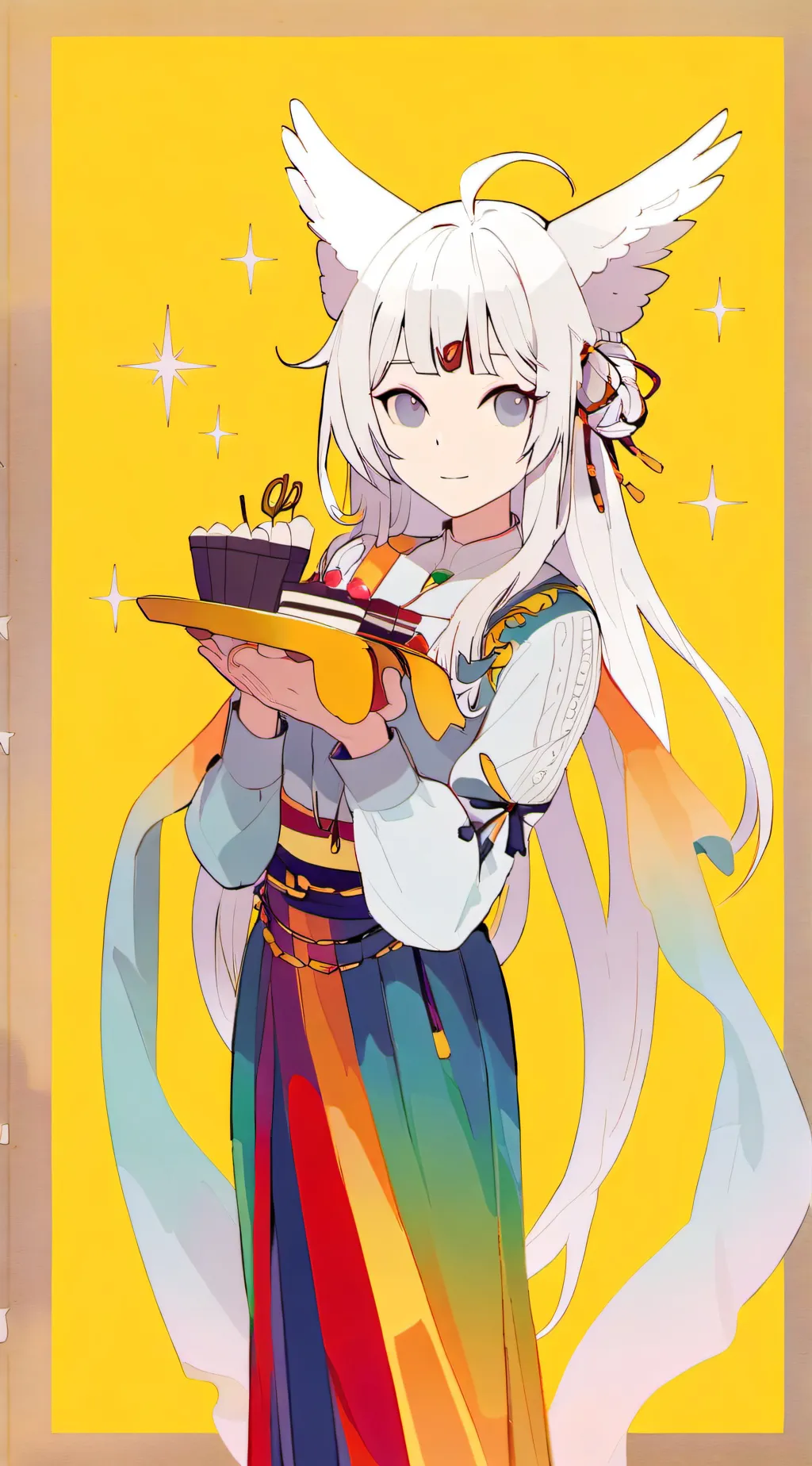 ai character: Angie  background
