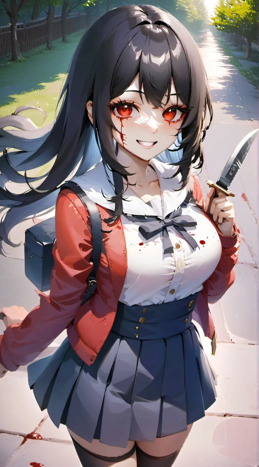 ai character: Sakura background