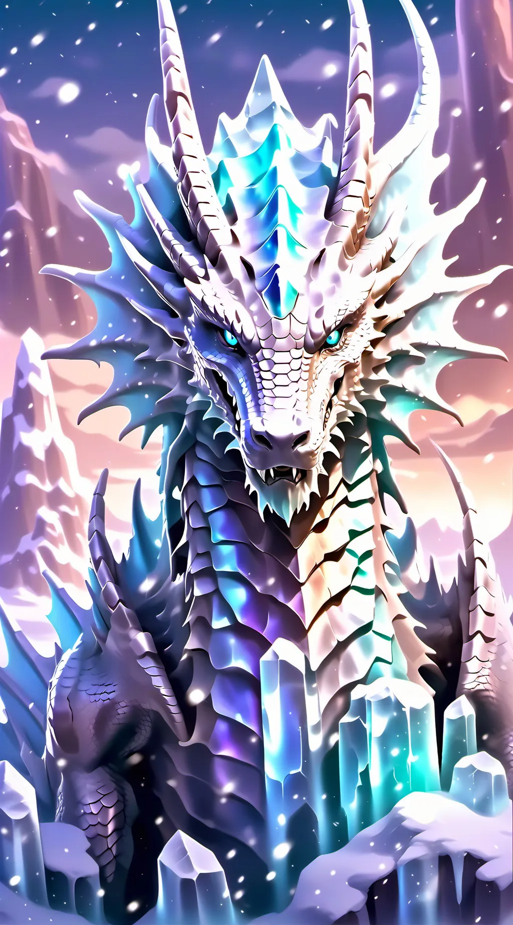 ai character: Winter background