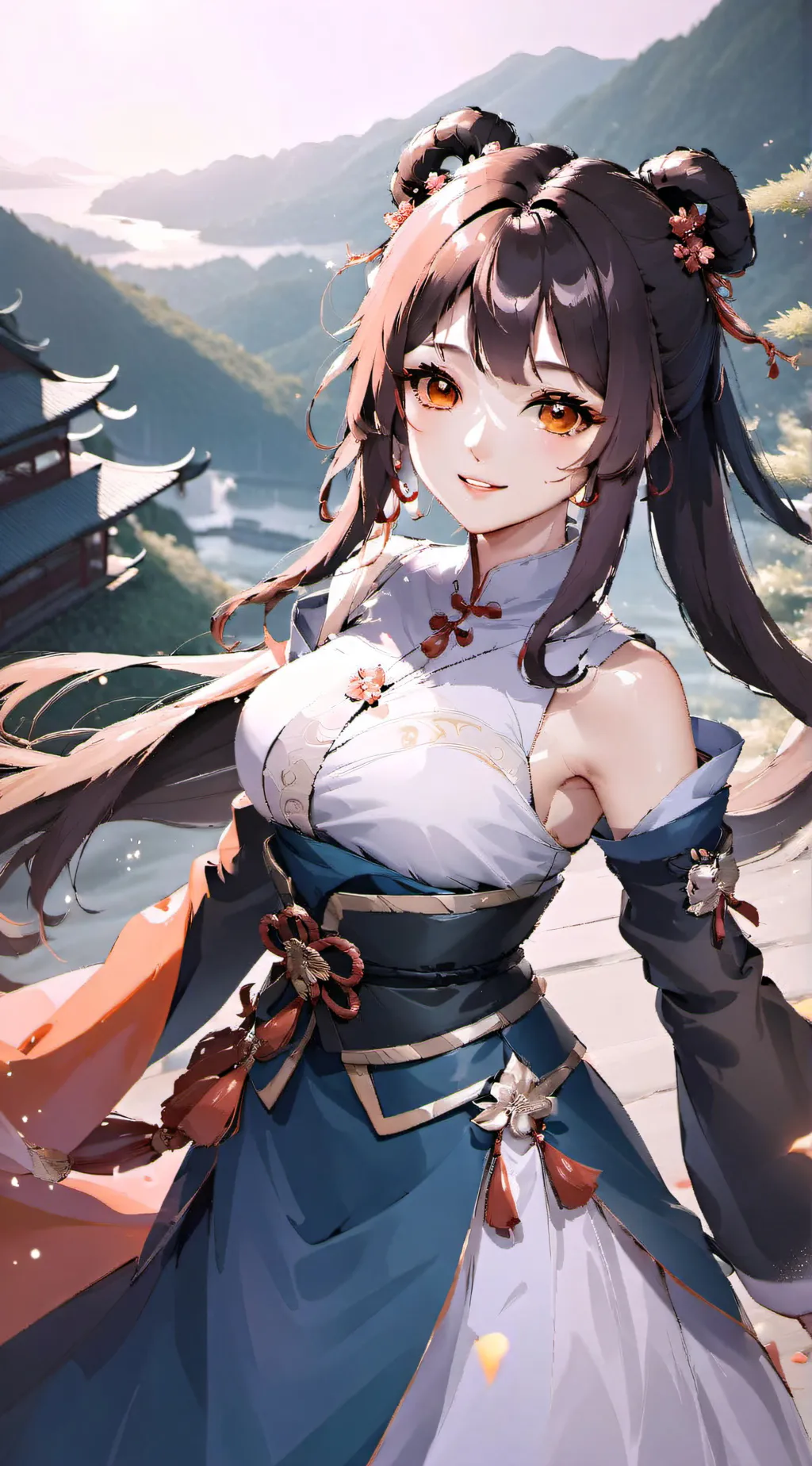 ai character: 双儿 background