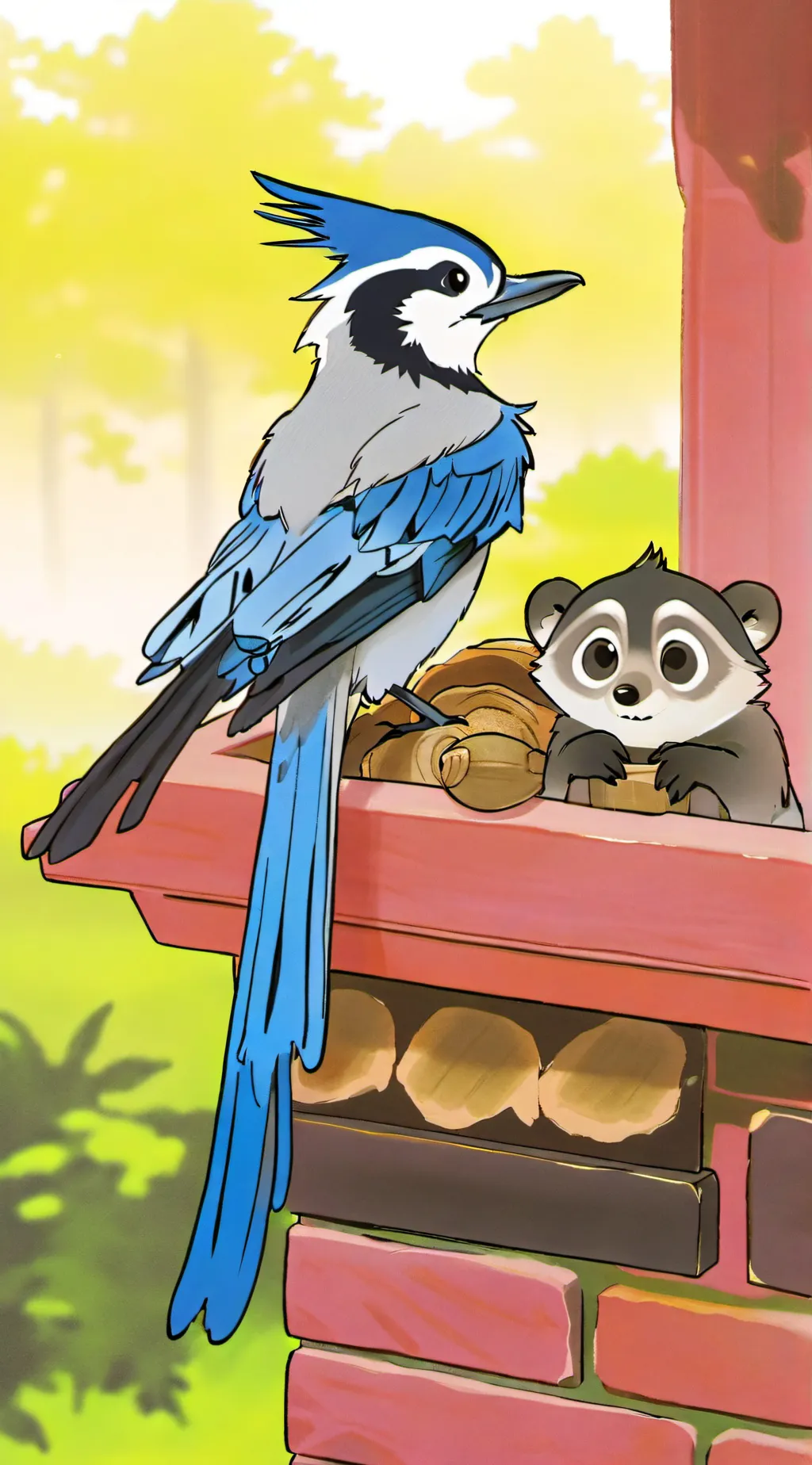 ai character: Regular Show background