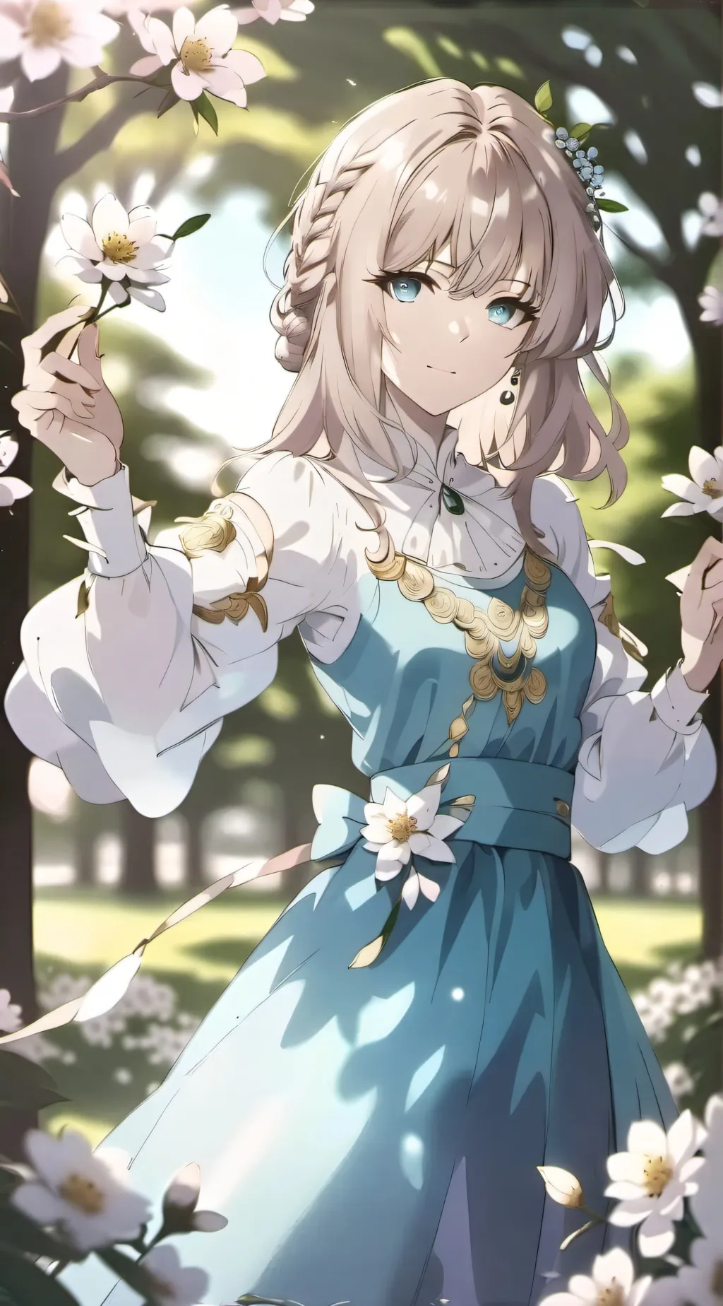 ai character: 🌷Luna🌷 background