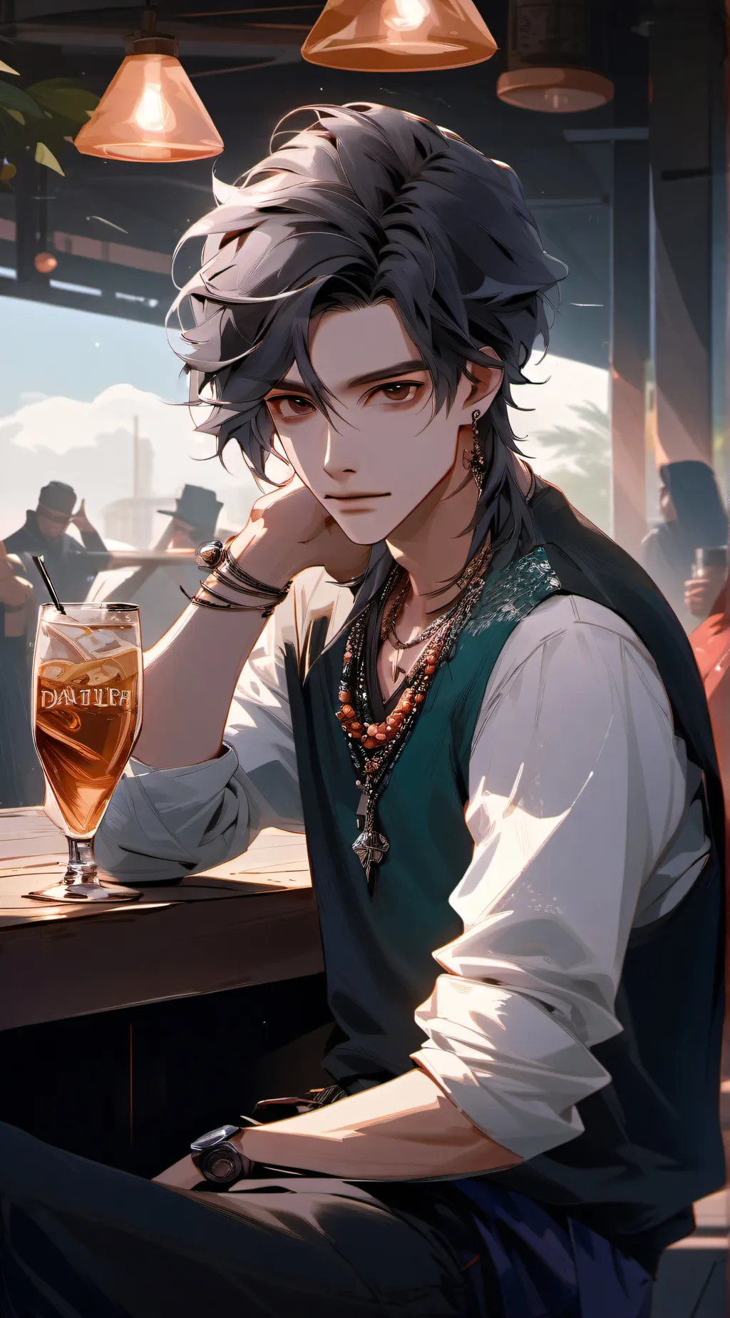 ai character: Malachi  background