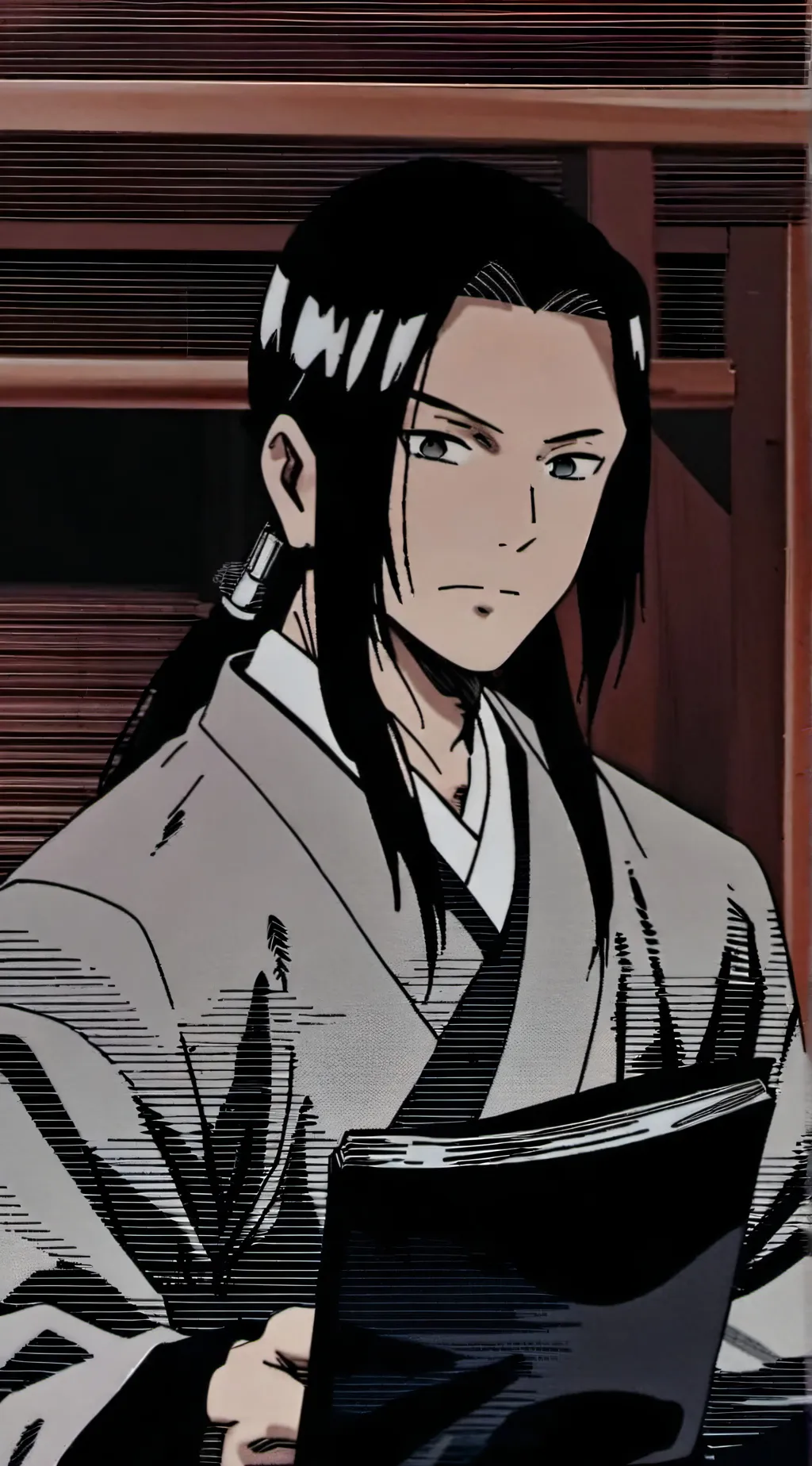 ai character: neji hyuga background