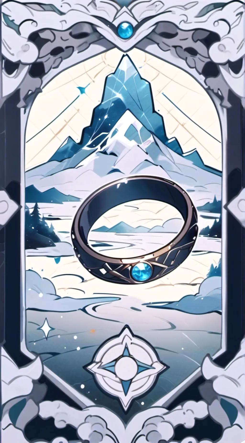 ai character: Magic Ring background