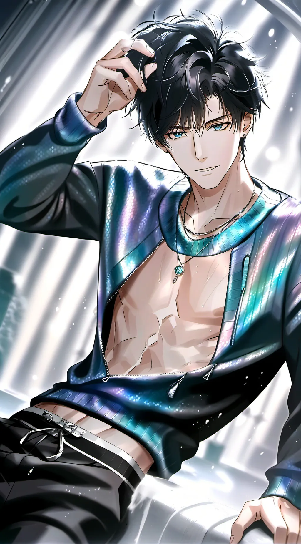 ai character: Sleepover W/ Kai background