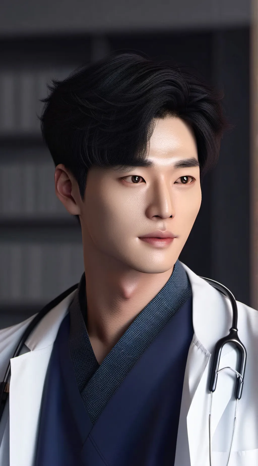 ai character: Dr. Andrew Seo background