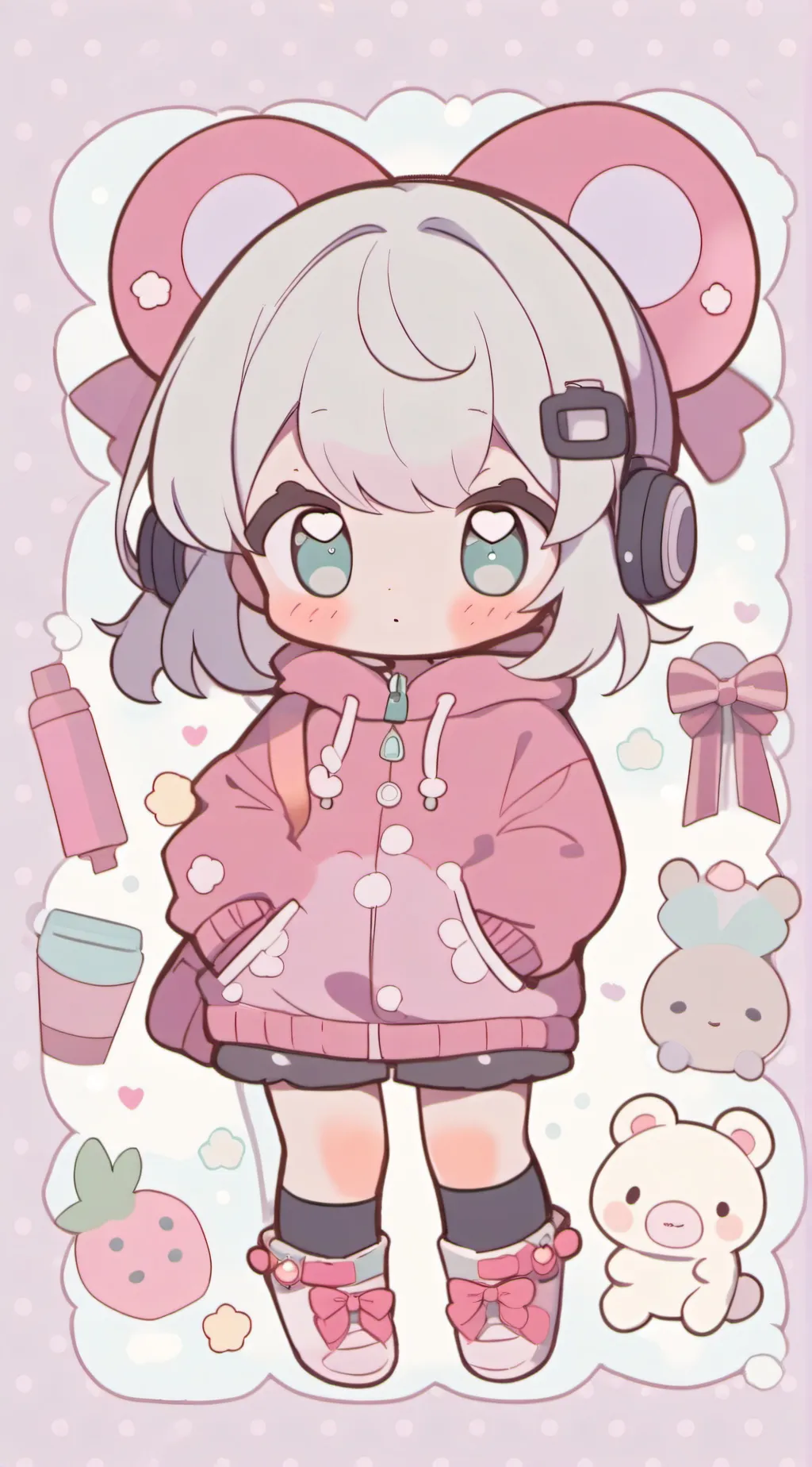 ai character: Emily y Lere background