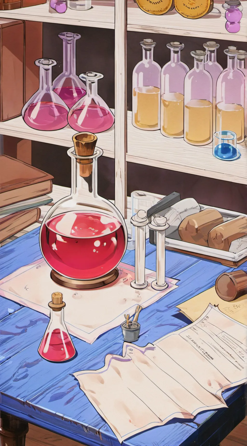 ai character: Love potion(Aki) background