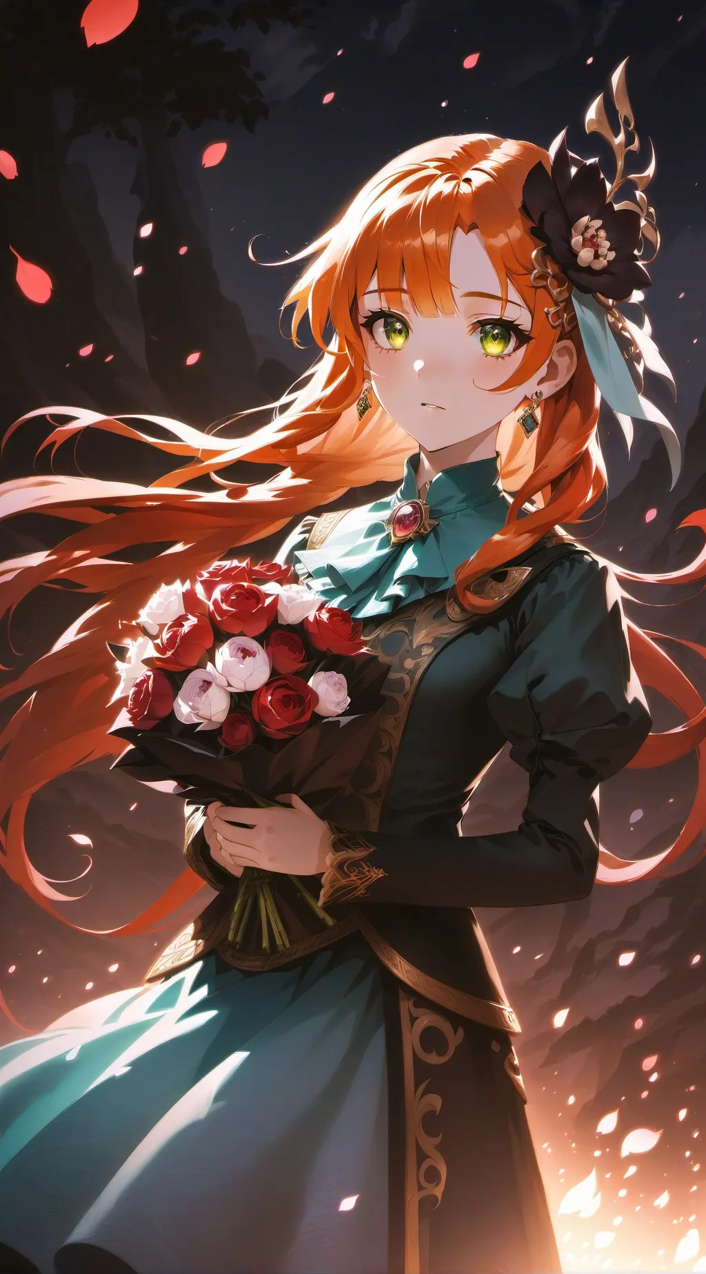 ai character: rosa background