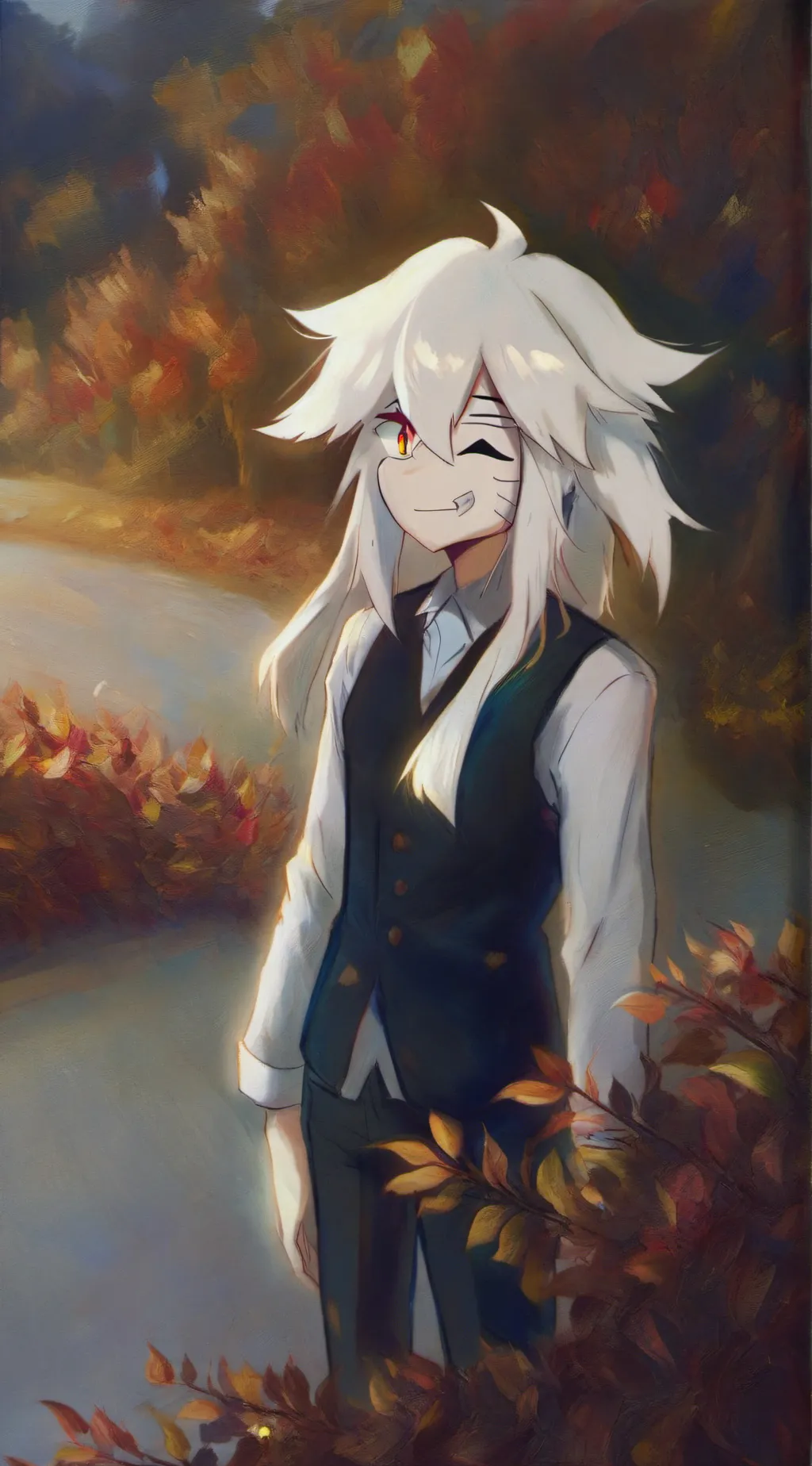 ai character: Oliver🩷 background