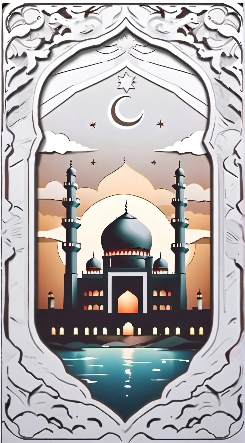 ai character: Muslim test background