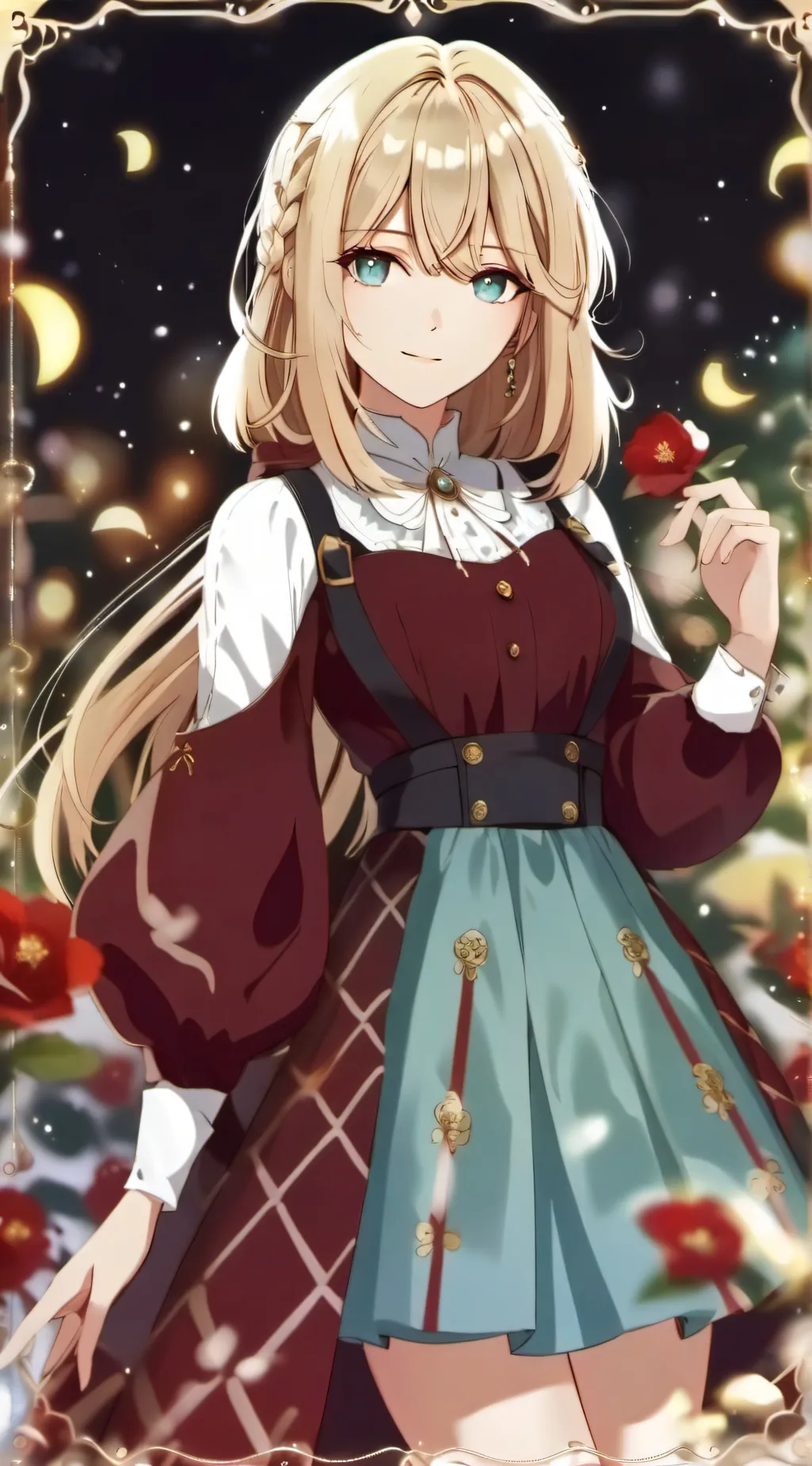 ai character: Luna background