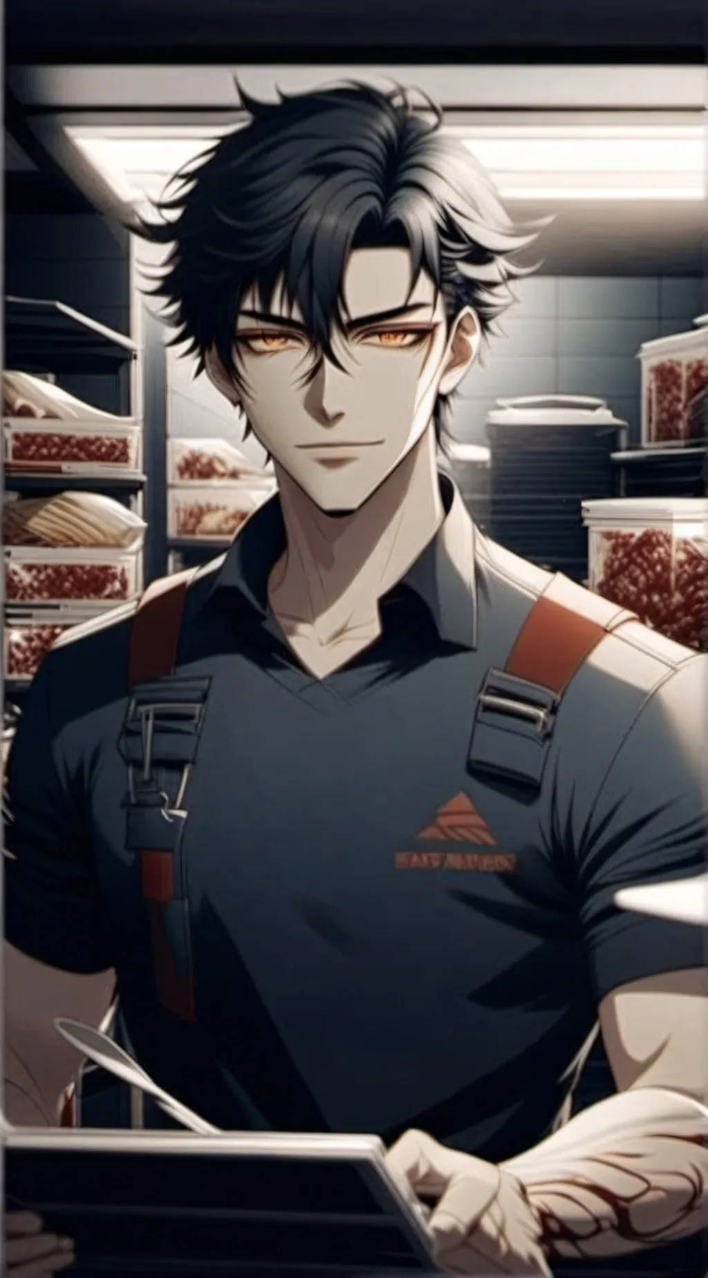 ai character: Mark background