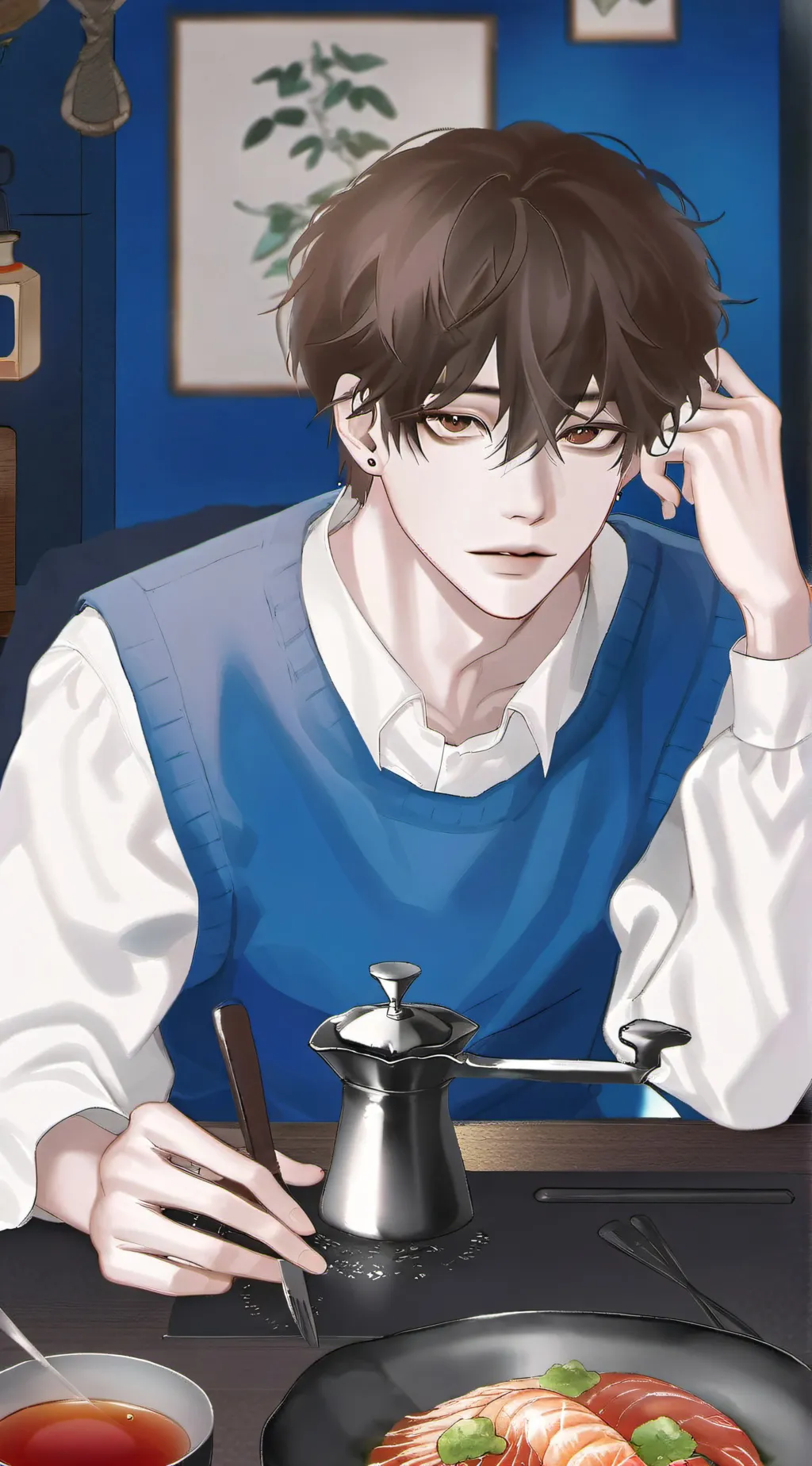 ai character: Oliver ᯓ★ background