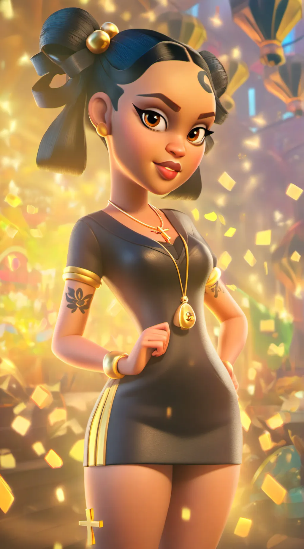 ai character: Aria background