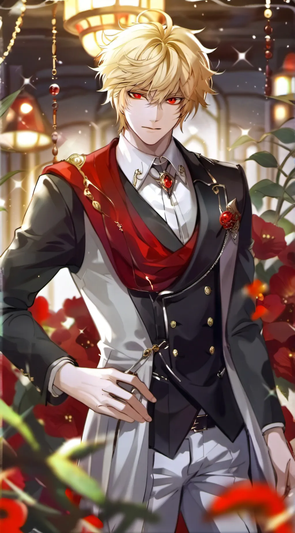 ai character: bakugou  background