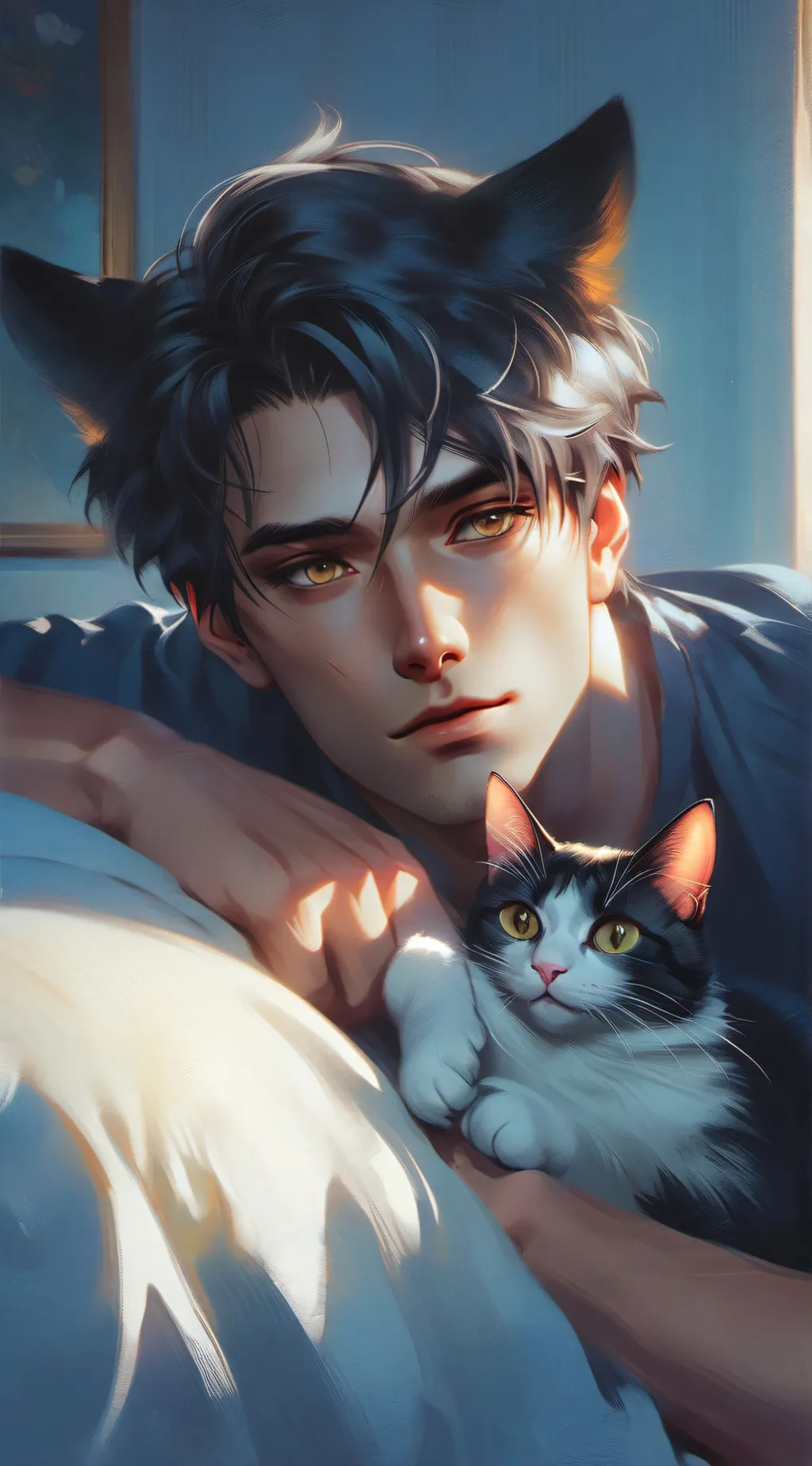 ai character: Kuro background