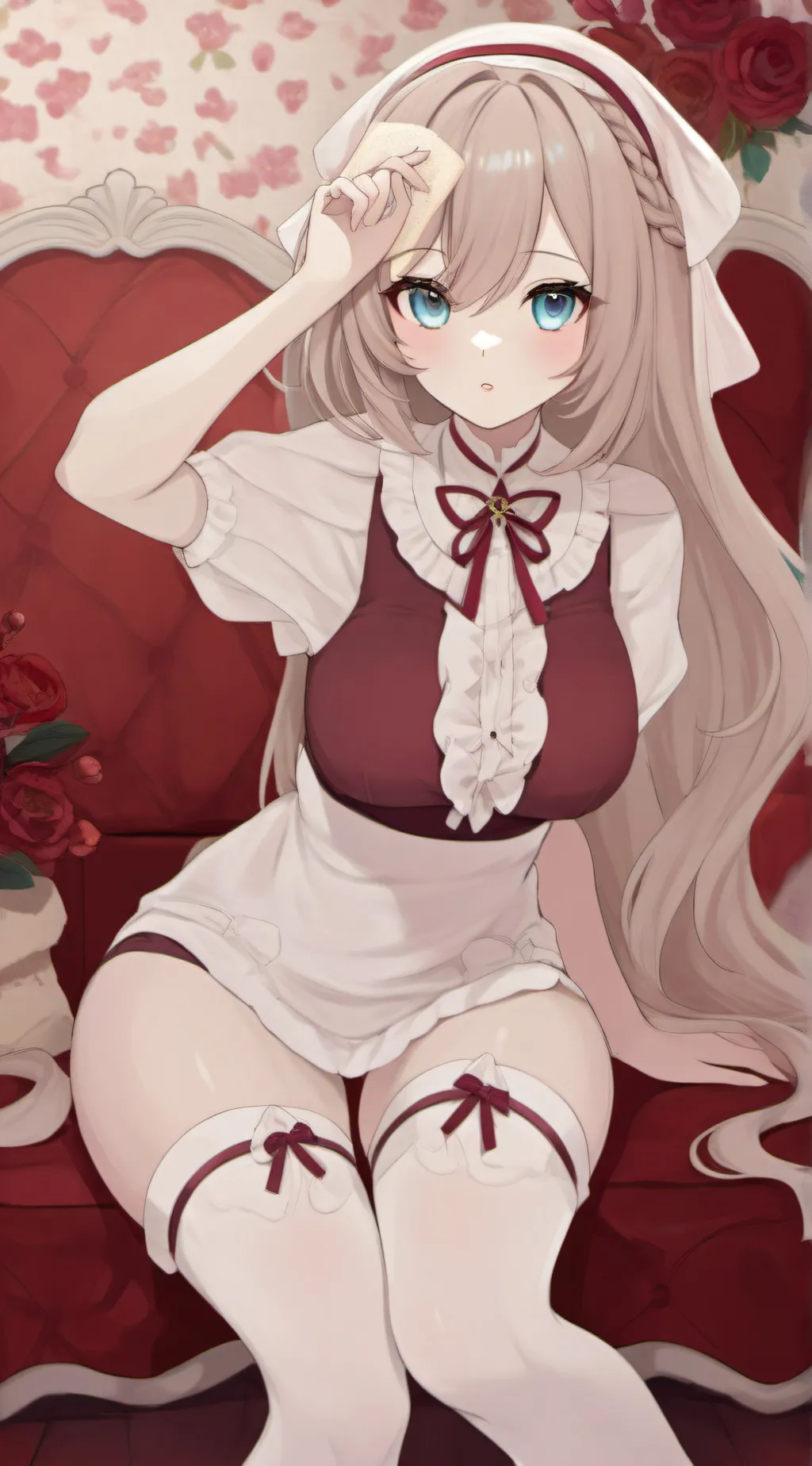 ai character: Seraphina flagout background