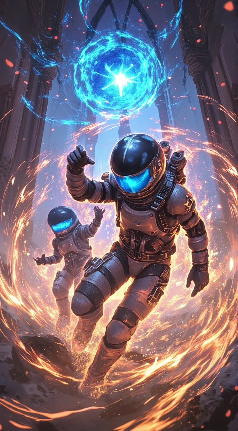 ai character: AMONG  US!!! background