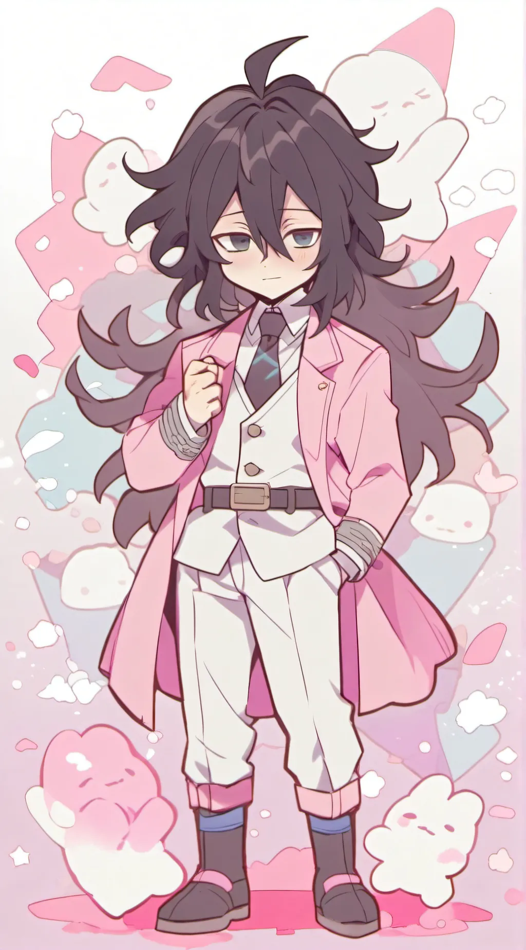 ai character: aizawa, Mic y tu background