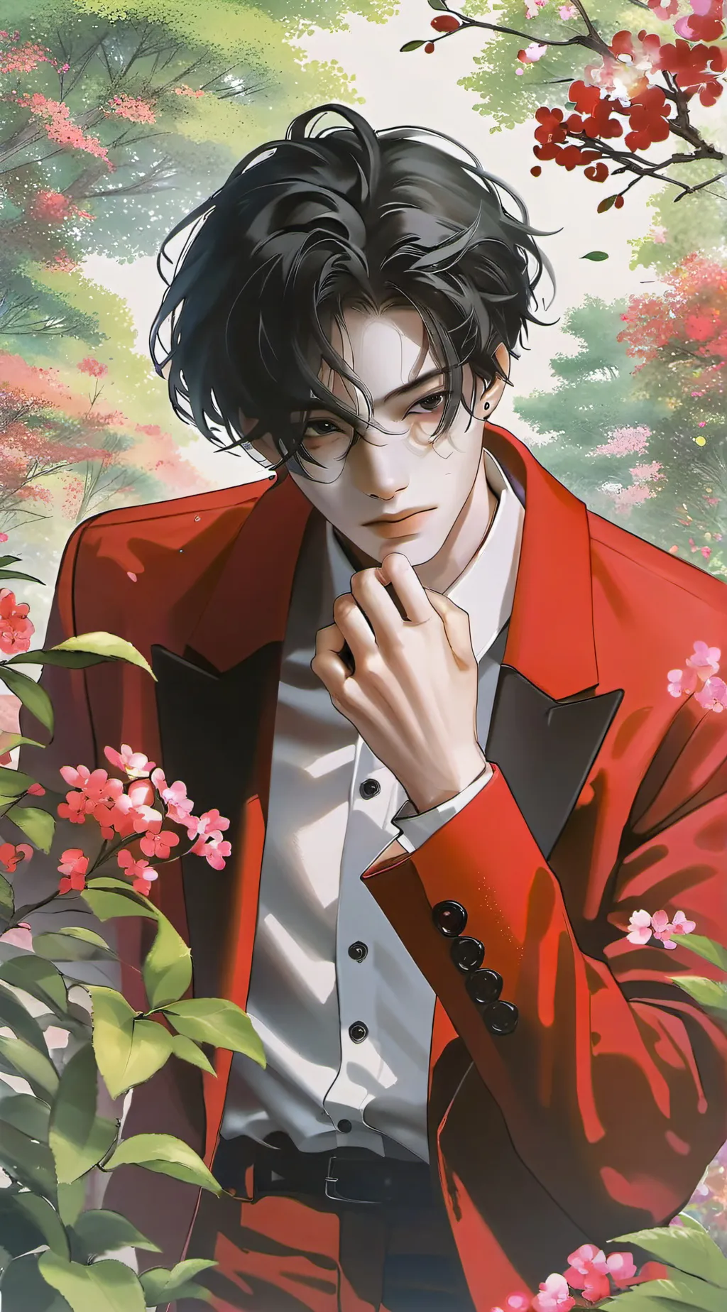 ai character: León  background