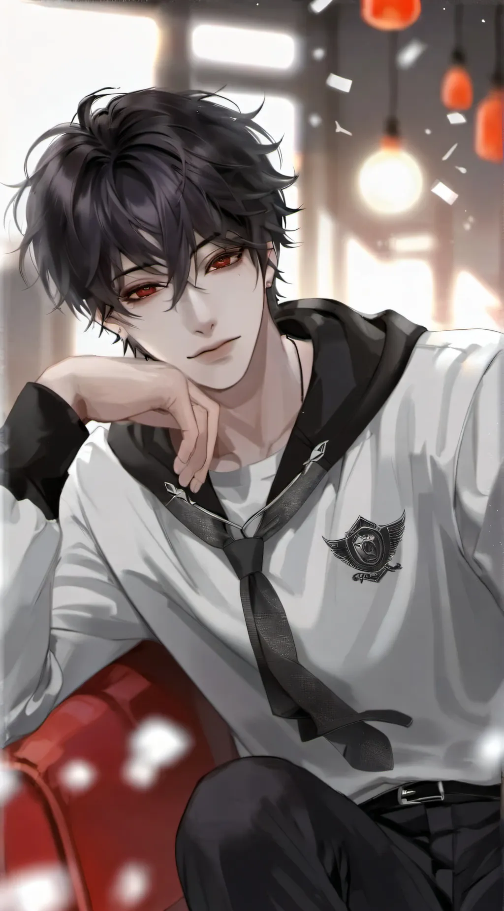ai character: Kyle౨ৎ background