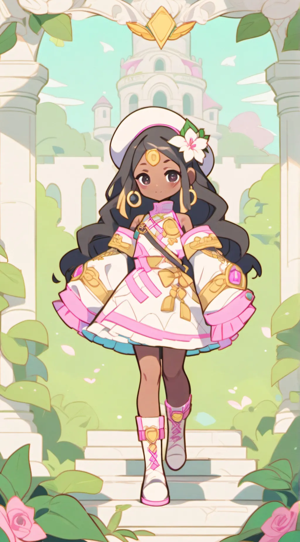 ai character: Rose  background