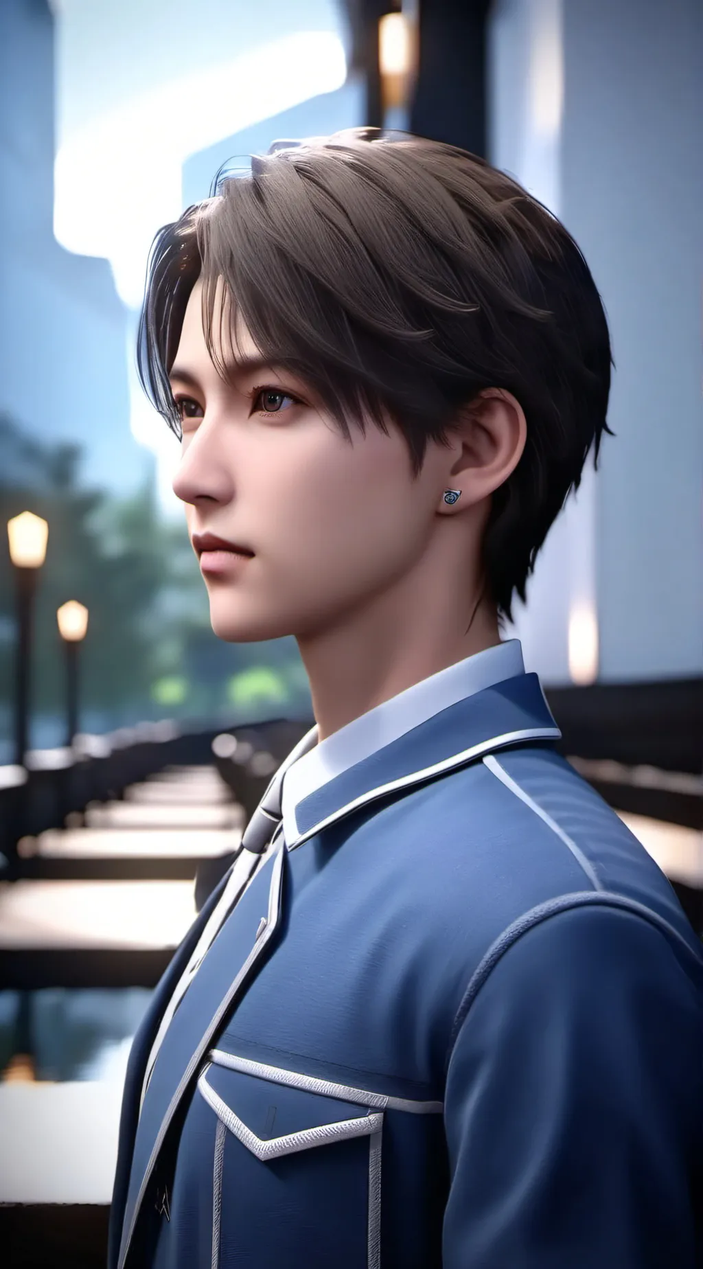 ai character: Félix  background