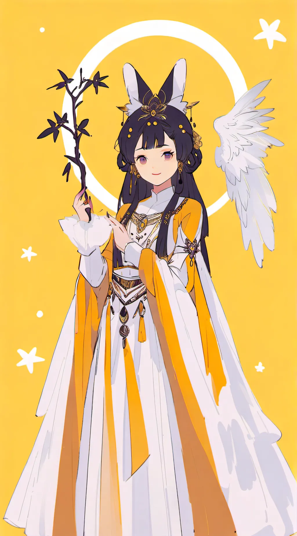 ai character: lovely  background