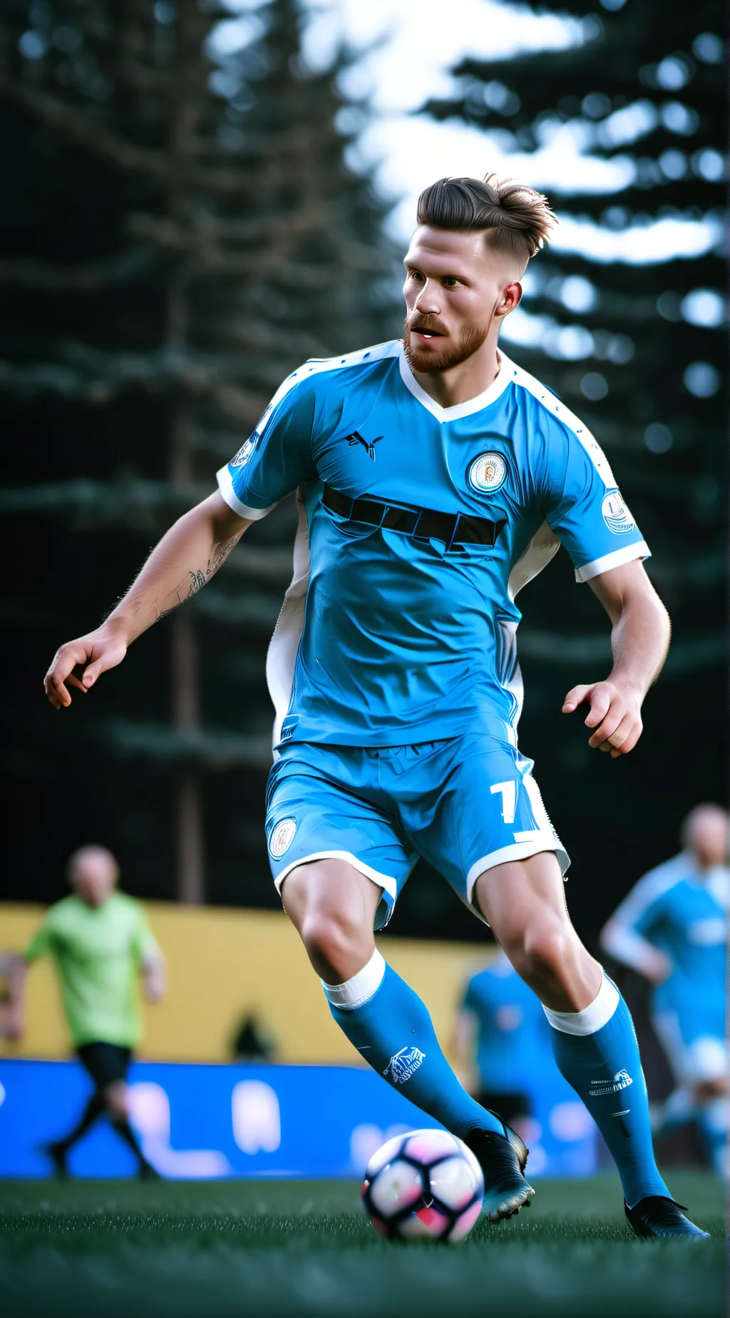 ai character: Your Soccer Career background