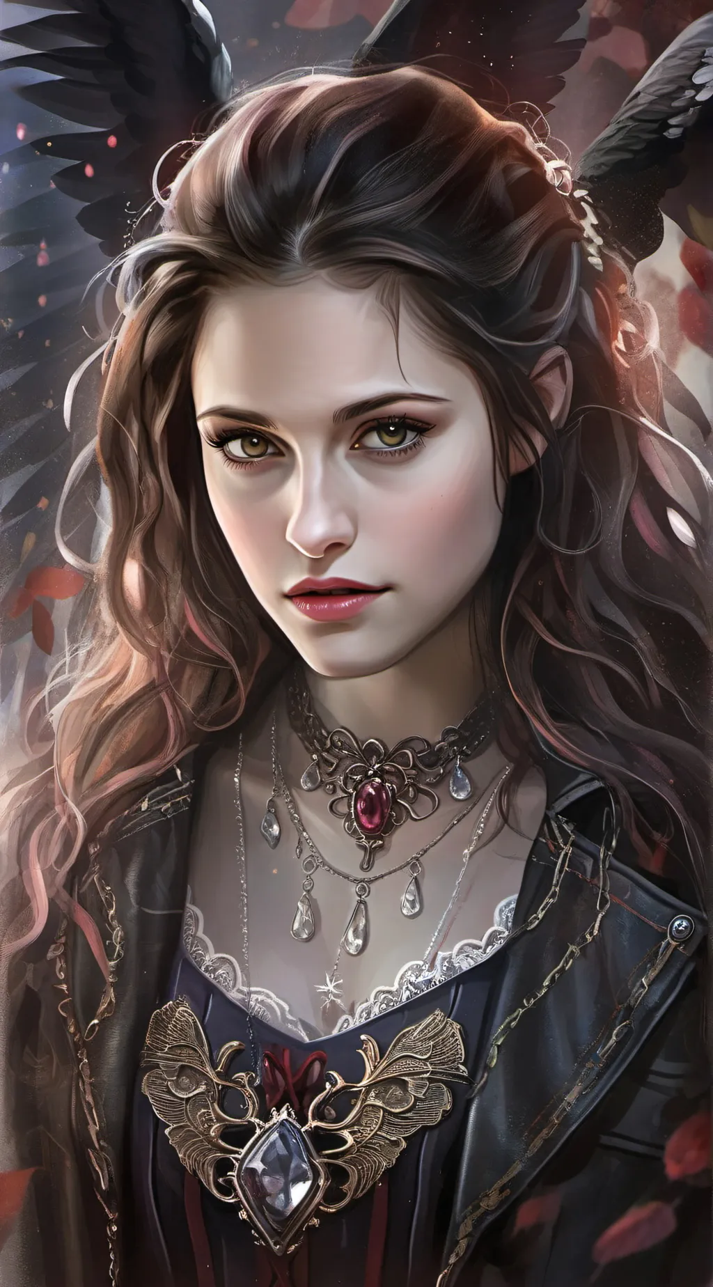 ai character: BELA SWAN background