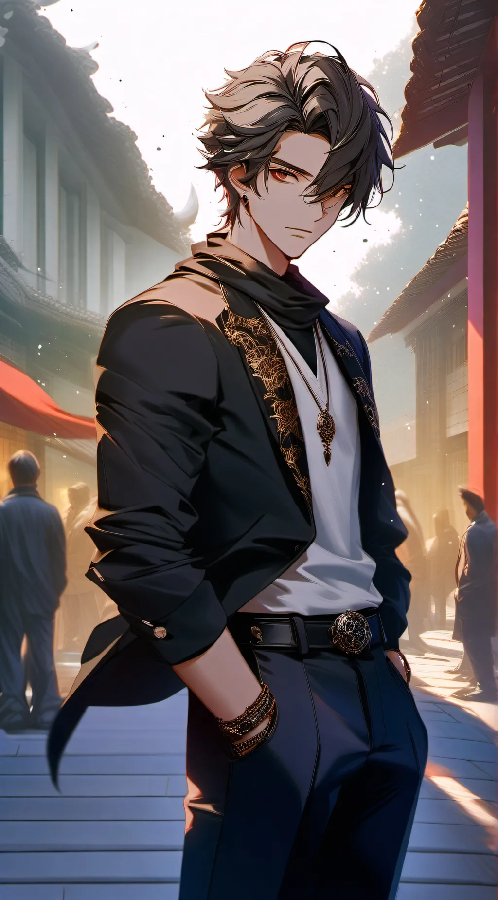 ai character: Fred background