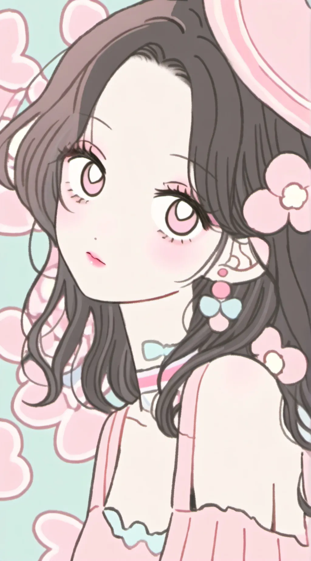 ai character: pick me girl background