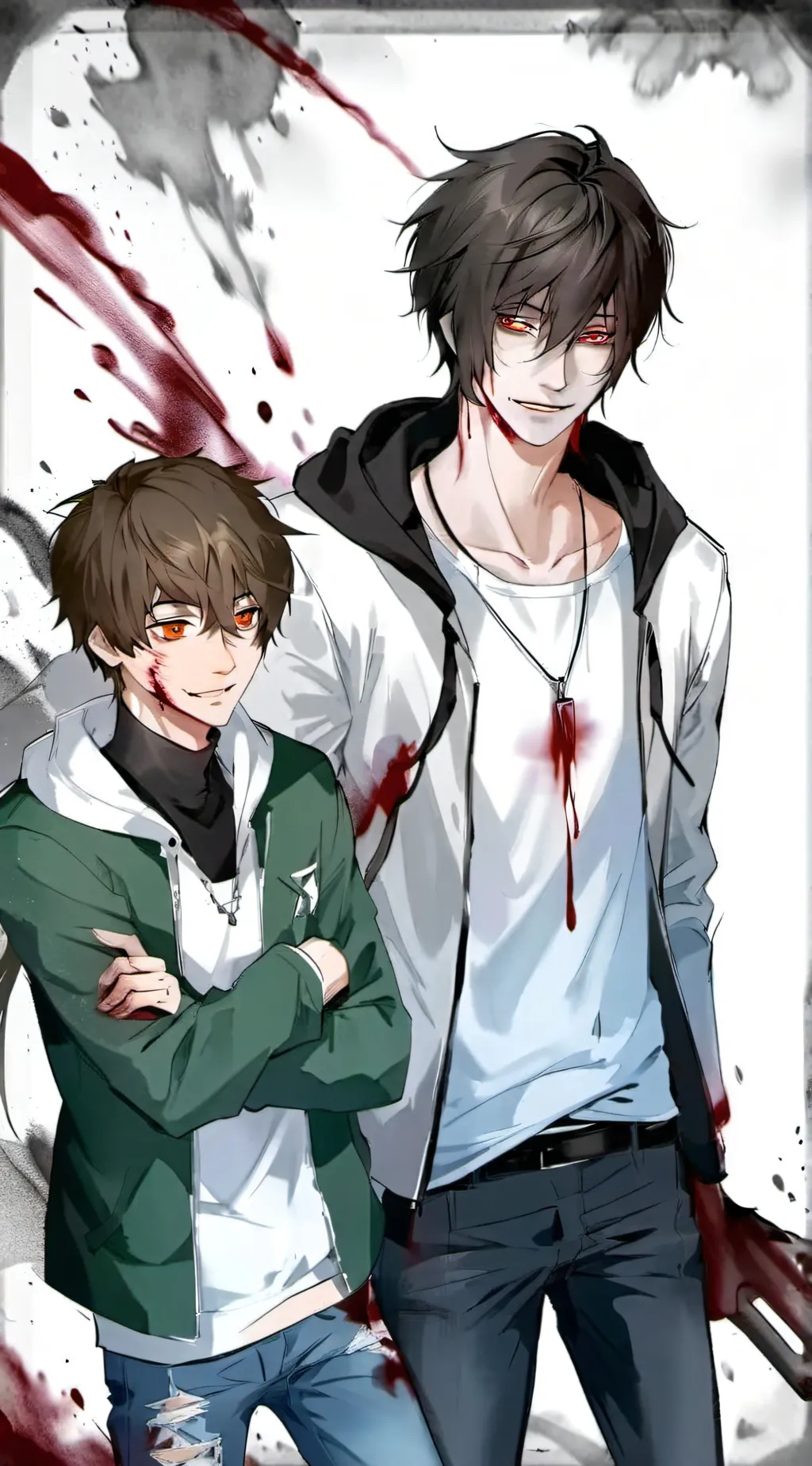 ai character: Jiff & liu background