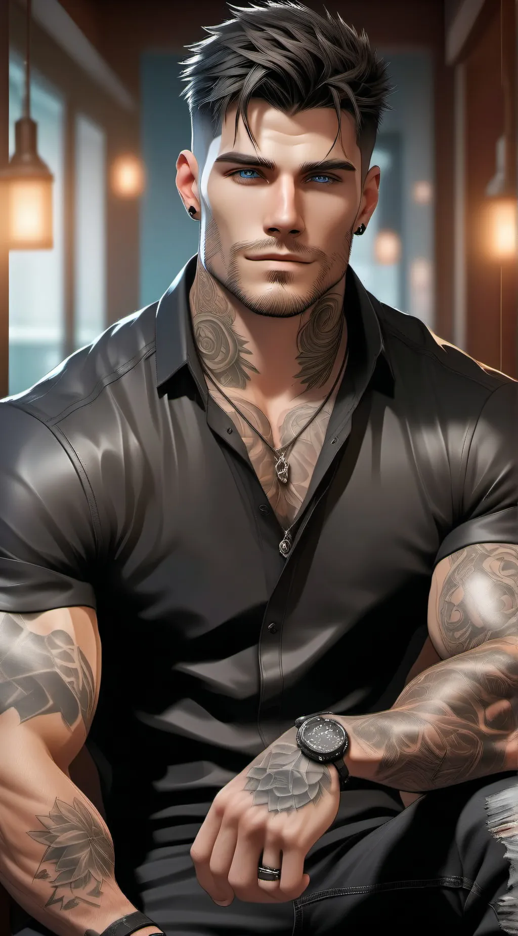 ai character: Matthew Grafton background