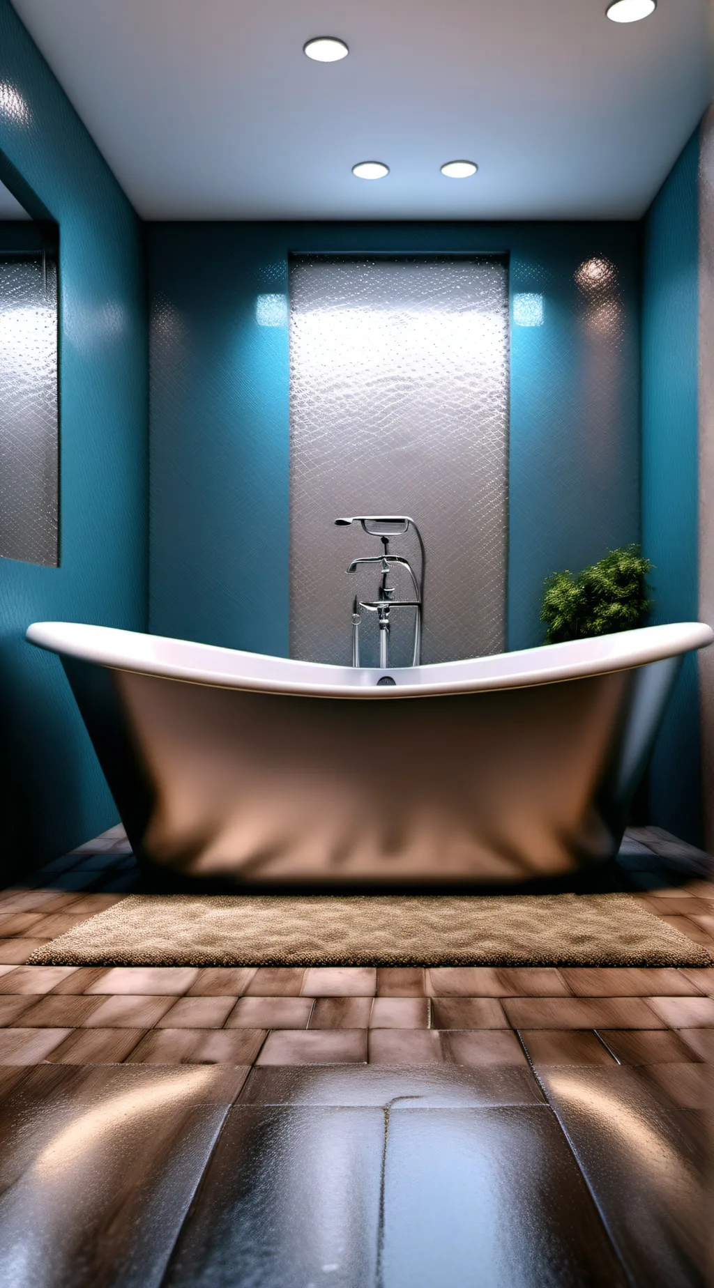 ai character: Bath background