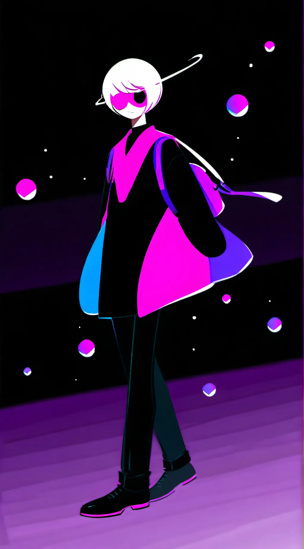 ai character: SpunkyOc Road trip background