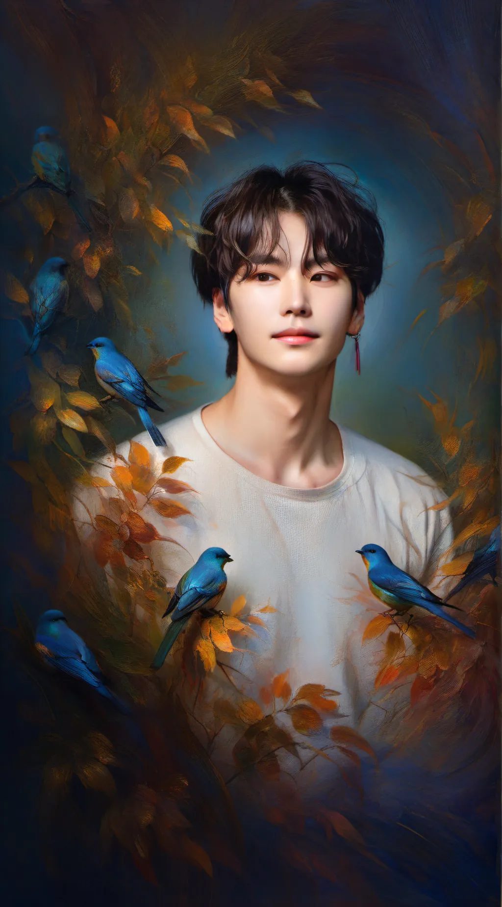 ai character: Straykids Hyunjin background