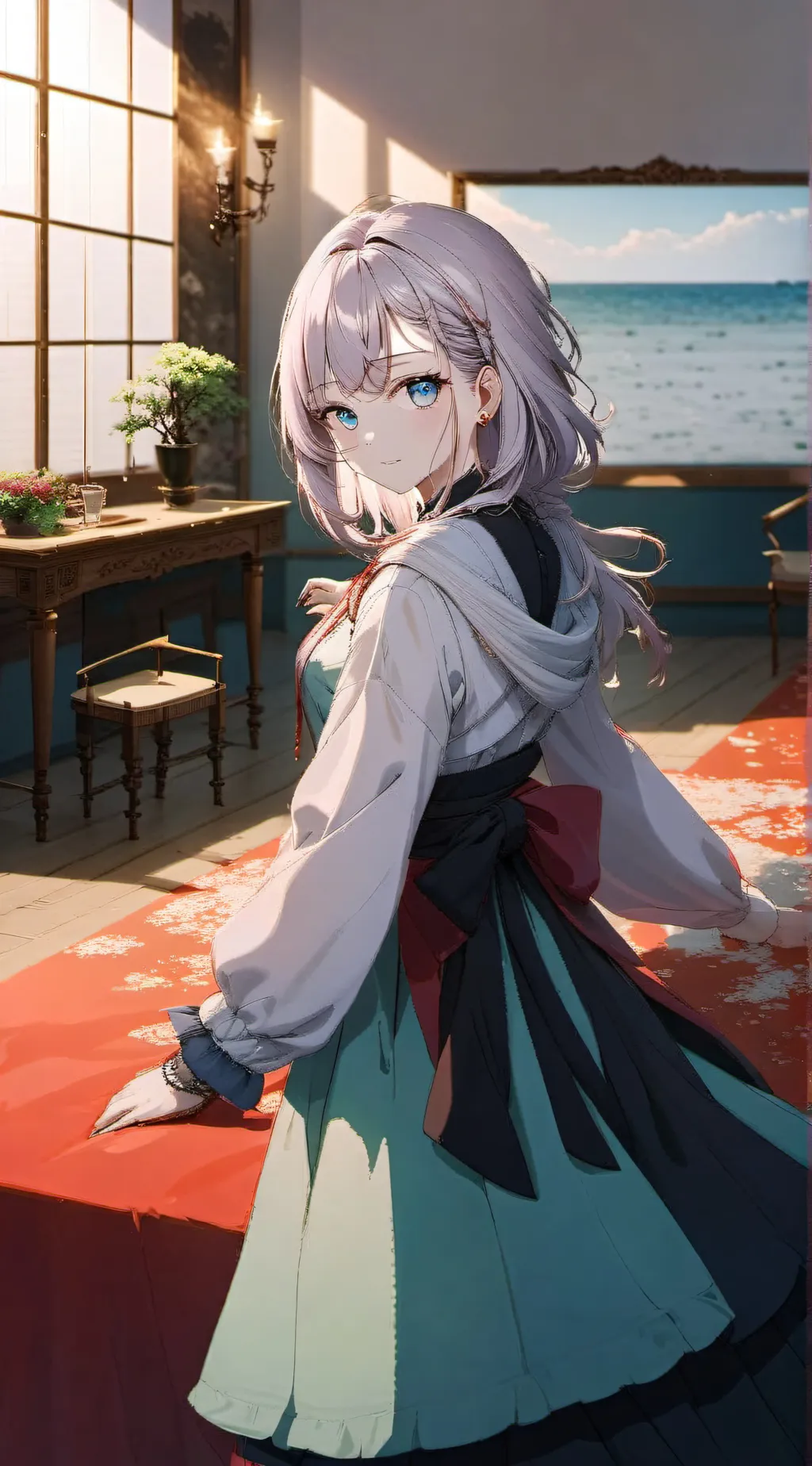 ai character: Marie background