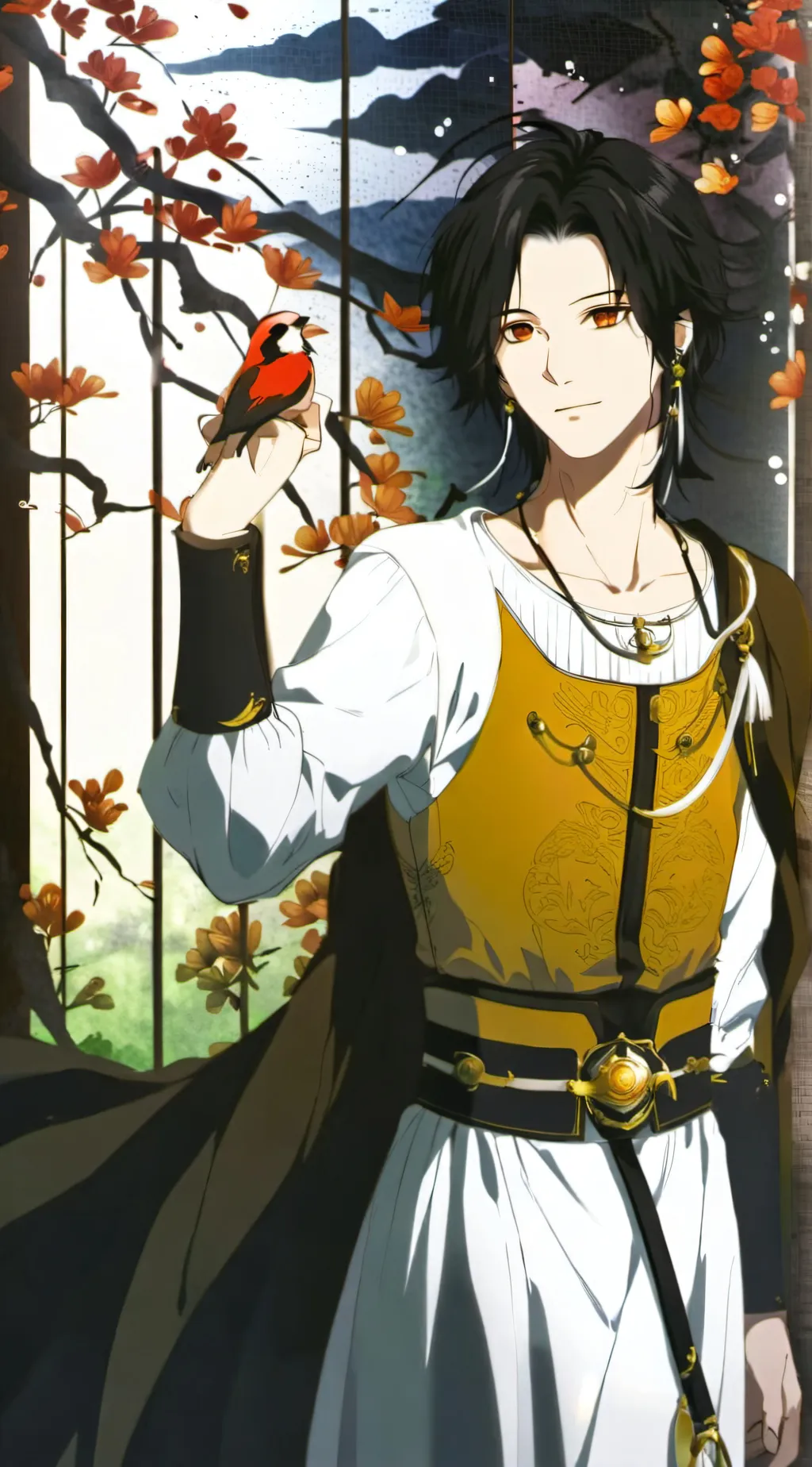 ai character: JHON  background