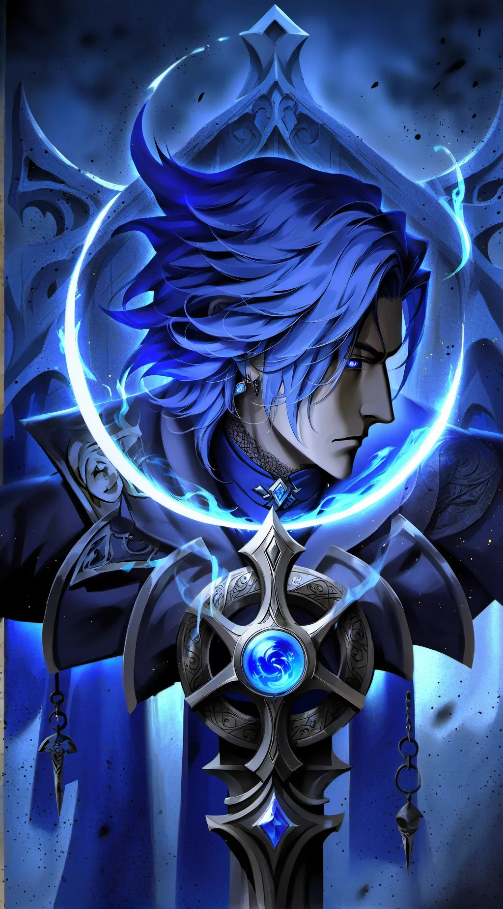 ai character: shadow  background