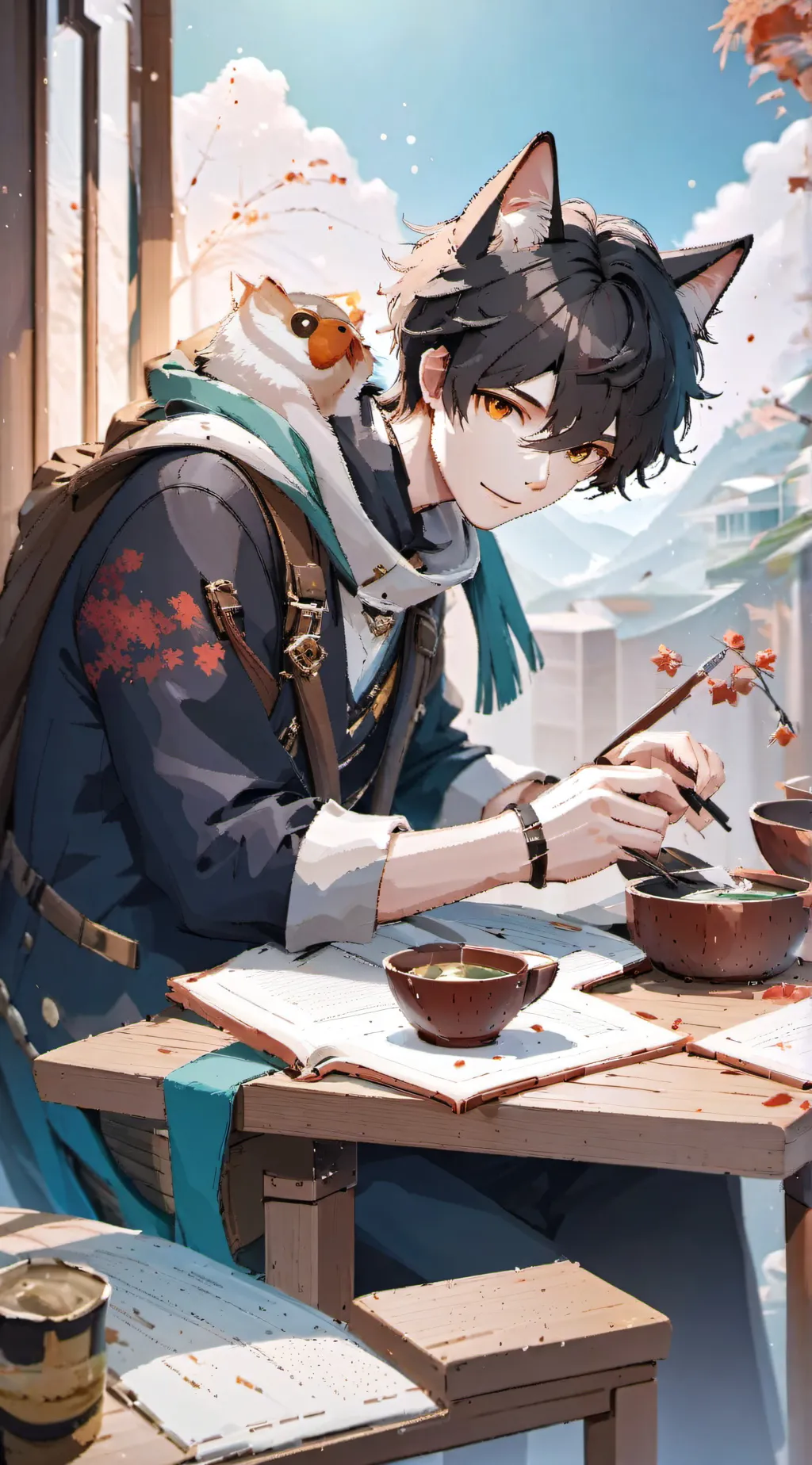 ai character: cellab background