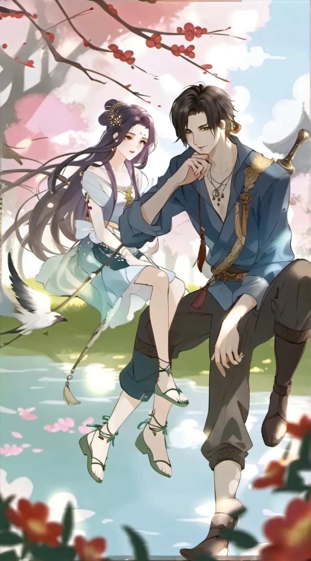 ai character: colege friend background