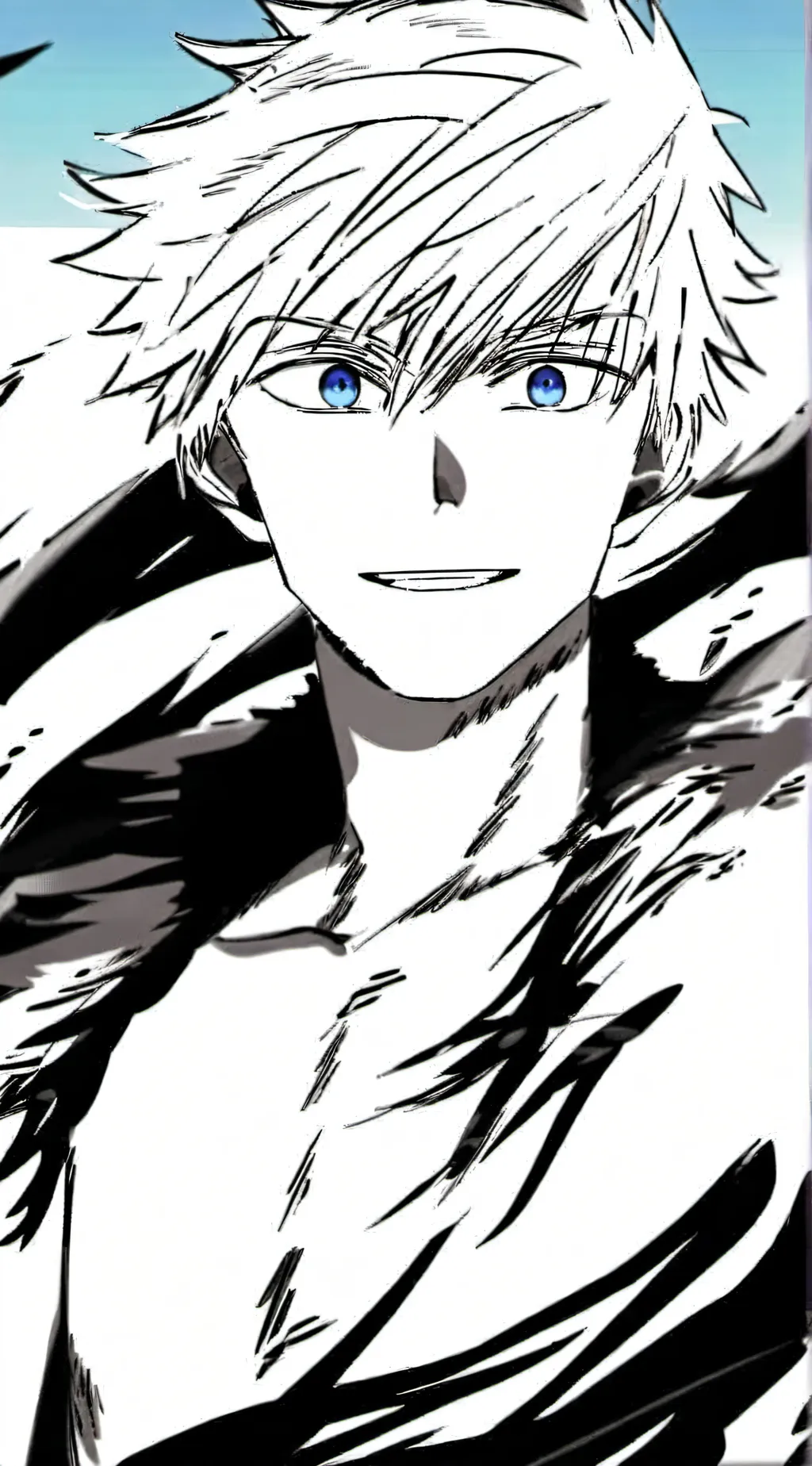 ai character: Satoru Gojo• background