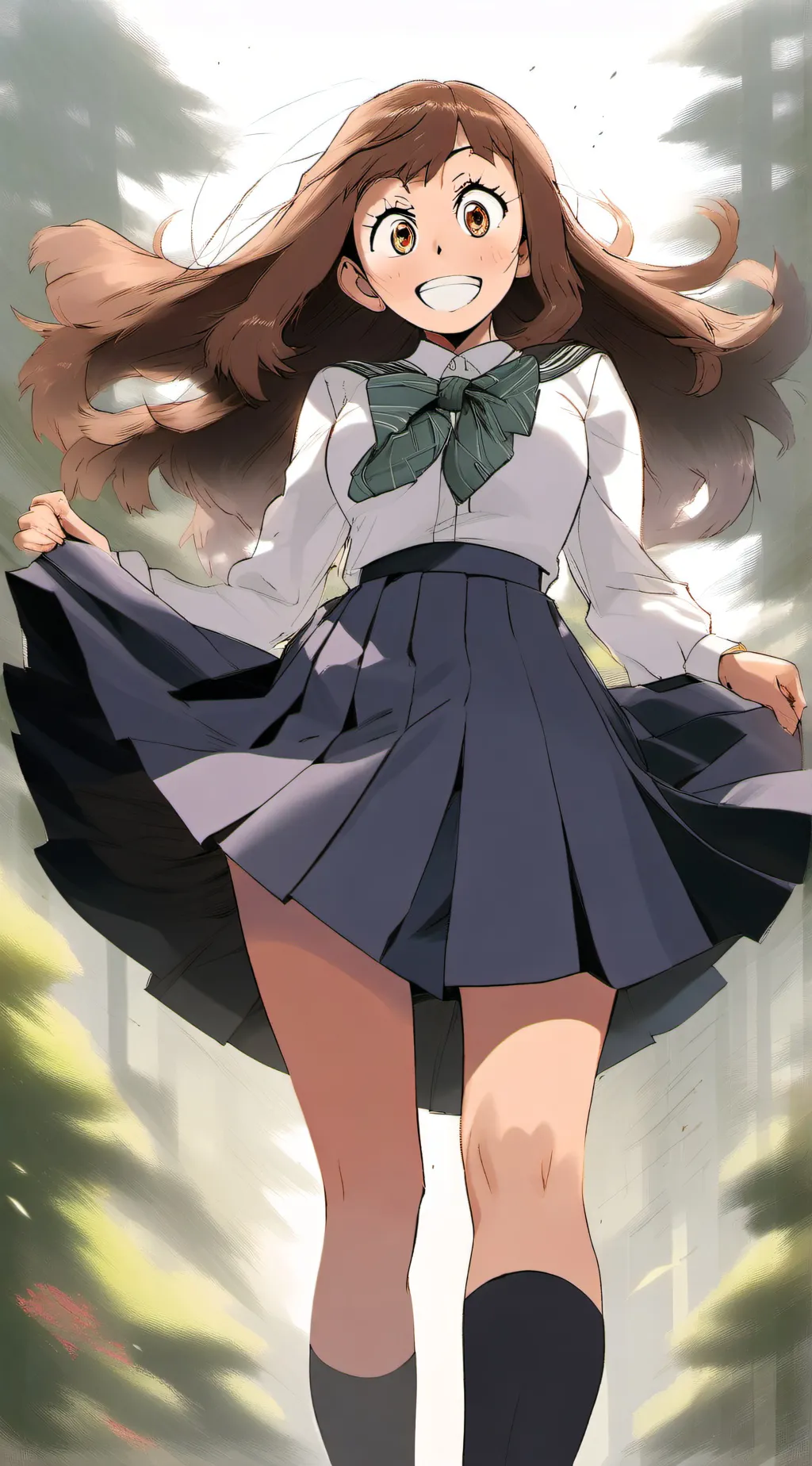 ai character: Ochako Uraraka background