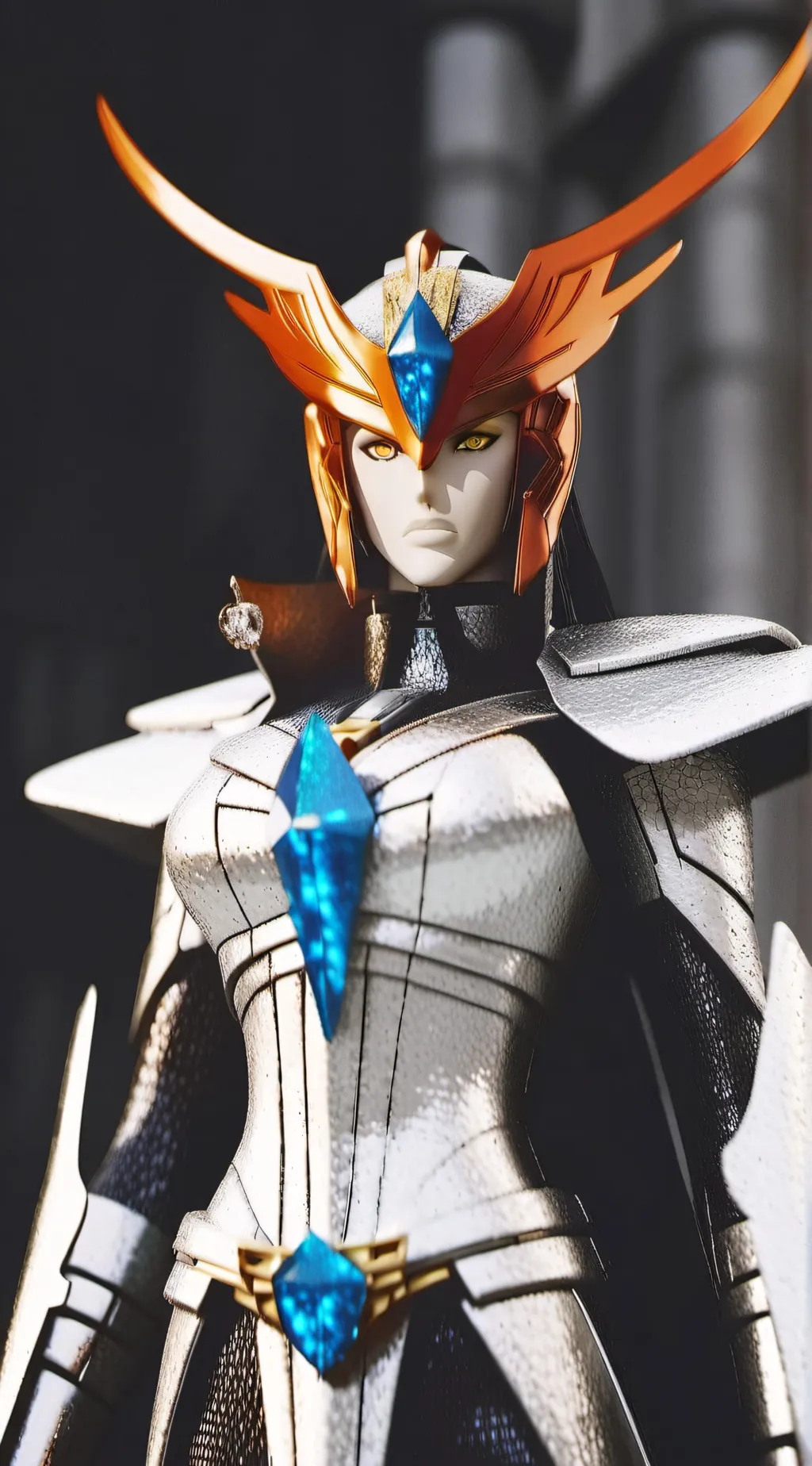 ai character: mistress of flame  background