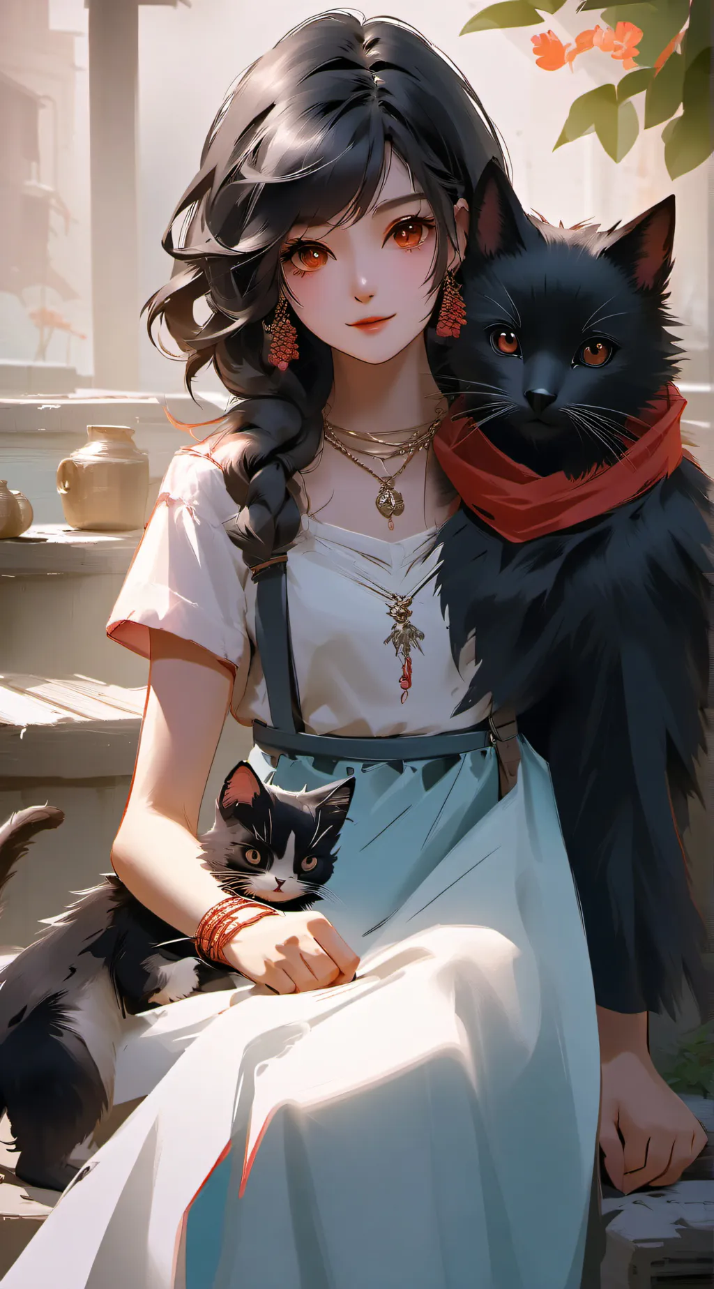 ai character: komi background