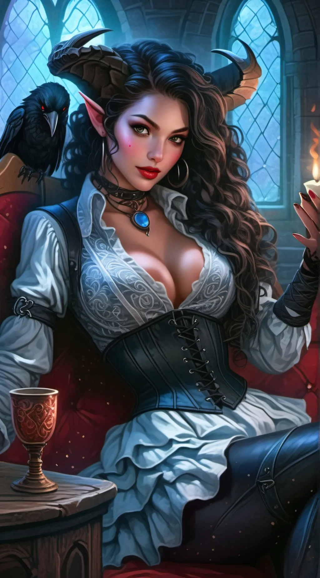 ai character: Delmia background