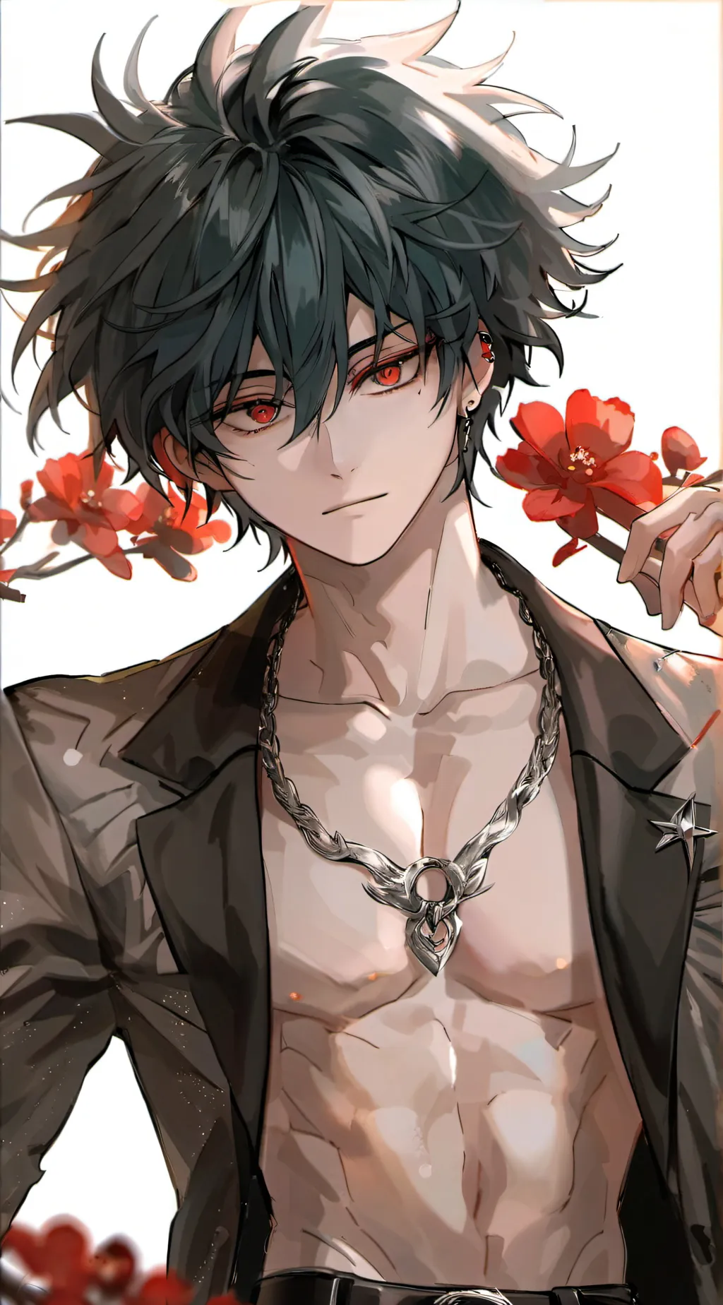 ai character: Izuku and y/n background